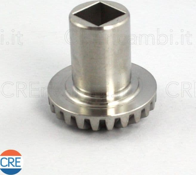 Ingranaggio Attacco Quadrato per Accessori 3K5, 4K5, 5KPM5, 9KSM, KDM5, KSM150 – Kitchenaid – argentato