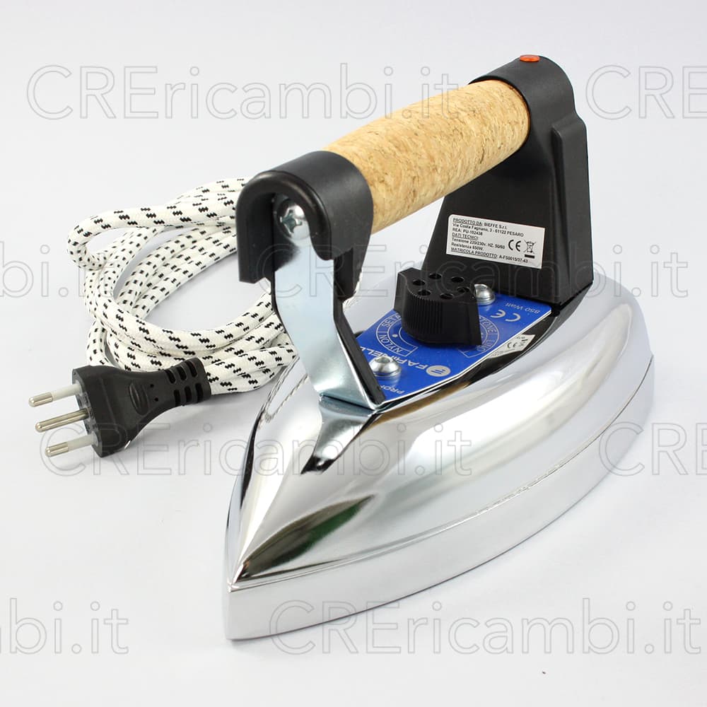 Ferro a Secco Professionale 1,7 Kg - 850W, Regolabile T.Max 230°C Bieffe - 2