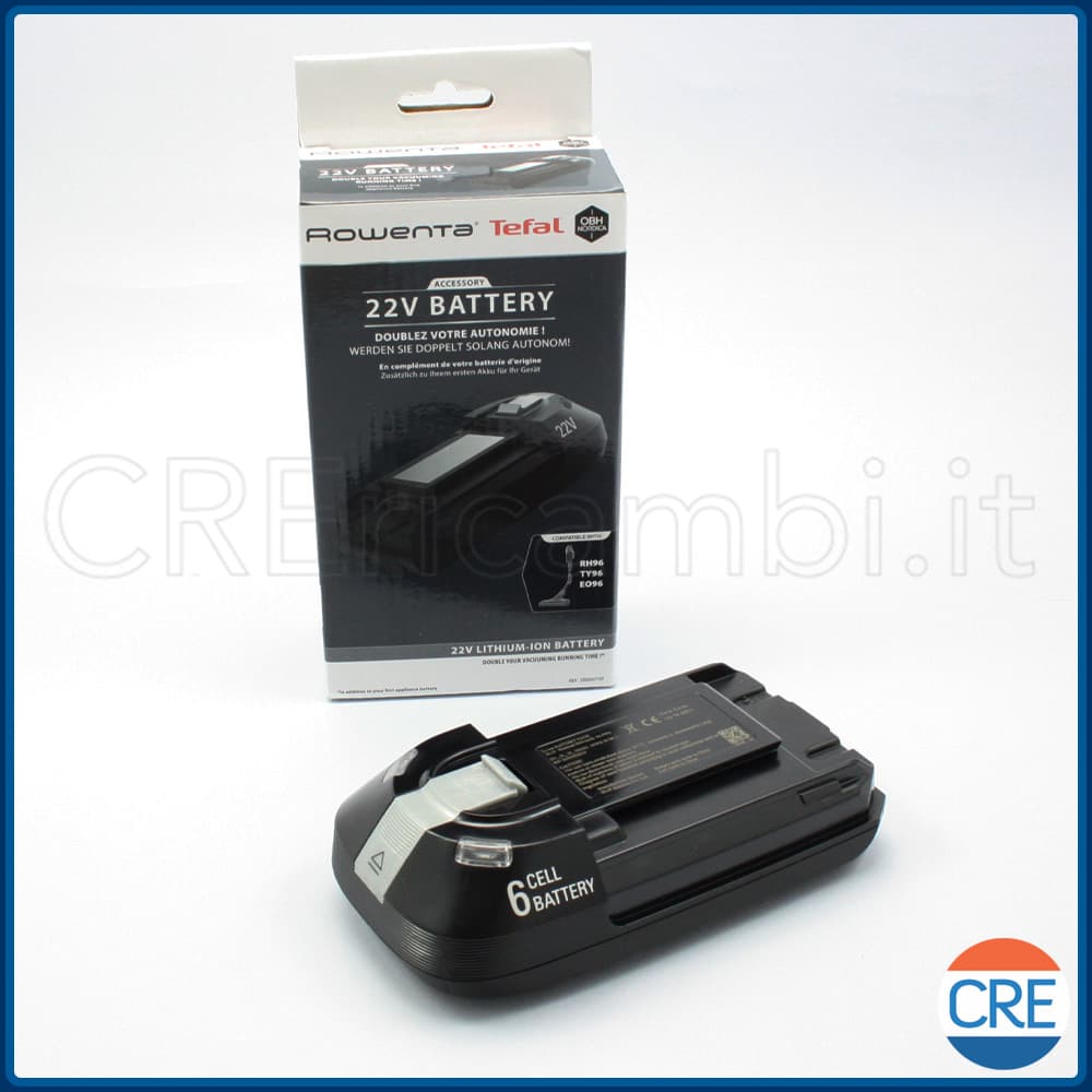 Batteria Ricaricabile 22V per Aspirapolvere RH86 X-Force Flex 8.60 - 2