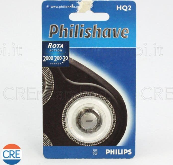 Testina Singola HQ2 per HQ12, HQ16, HQ20, HQ22, HQ24, HQ28, HS10, HS30, HS65 – Philips – bianco
