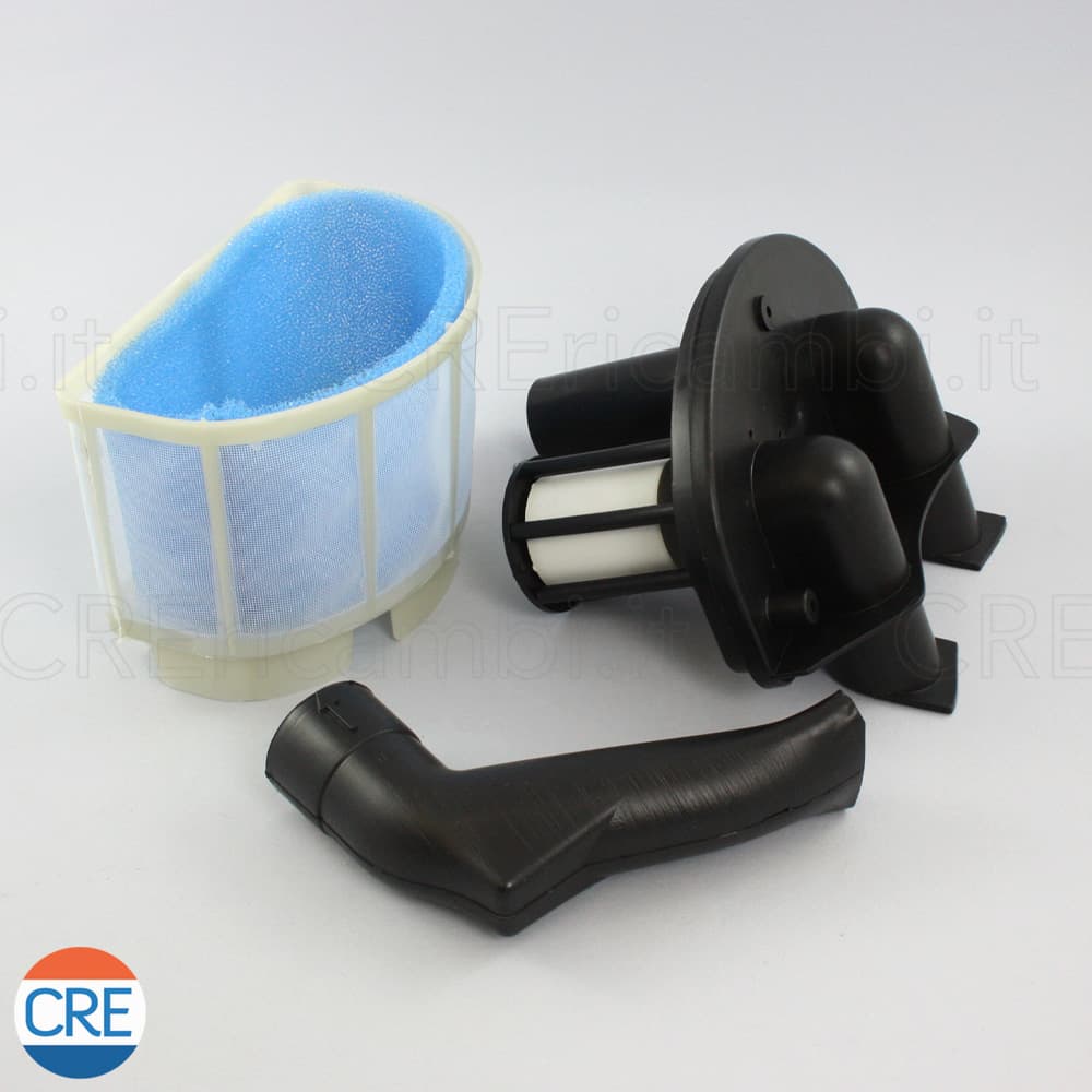 Assieme Coperchio + Tubo + Filtro - Vaporetto Lecoaspira - 3