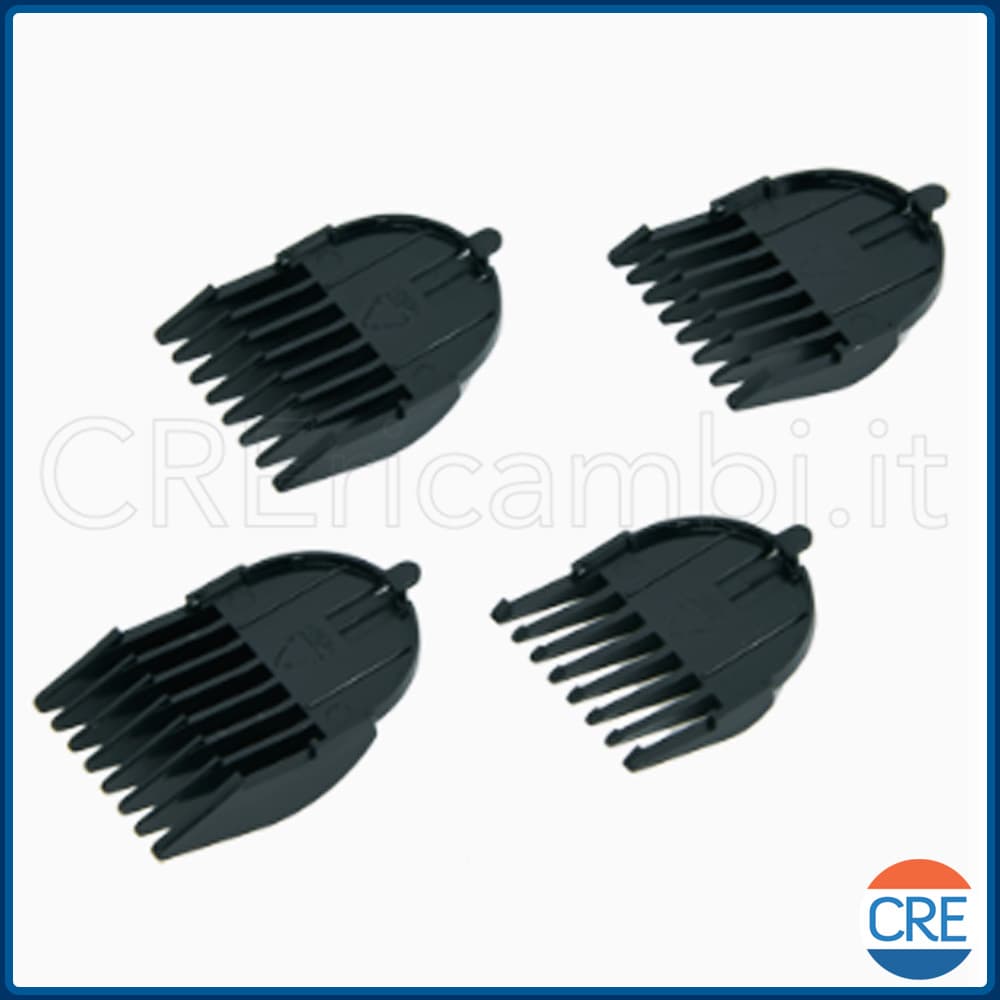 Set 4 Pettini da 3-6-9-12 mm per Regolabarba Multistyle, Trim & Style - 2