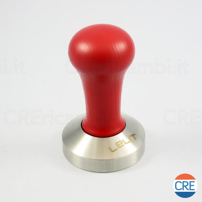 Pressino in Acciaio con Manico in Legno per Polvere Caffè 58 mm - 2