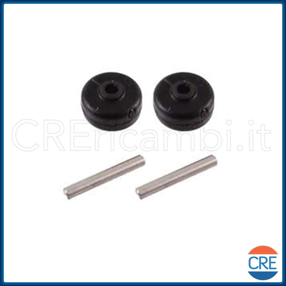 2 Ruote 10mm per Spazzola XForce Flex 8.60 RH9611 RH9638 RH9680 RH9695 Rowenta - 3
