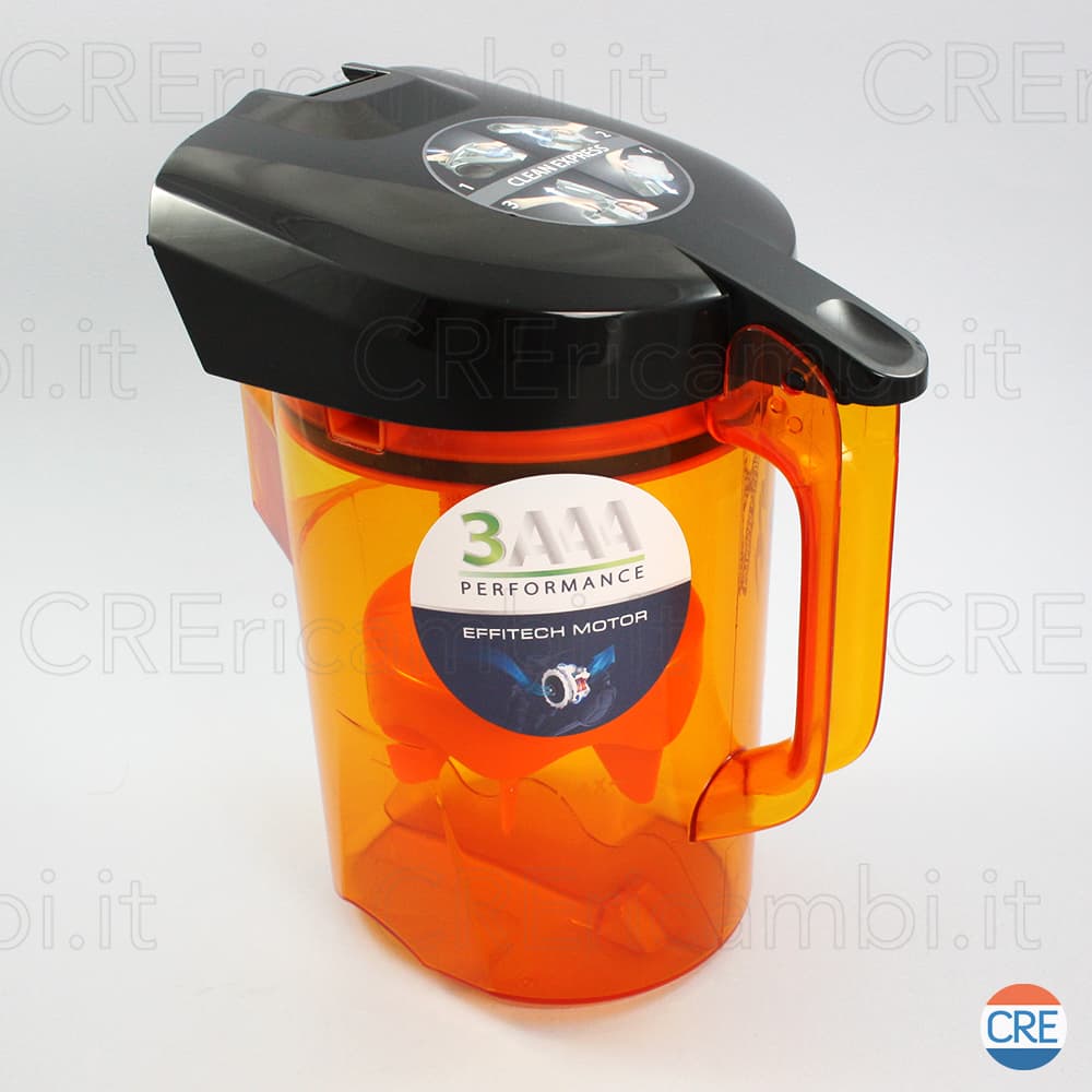 Contenitore Arancione per Compact Power Cyclonic RO37.. - 2