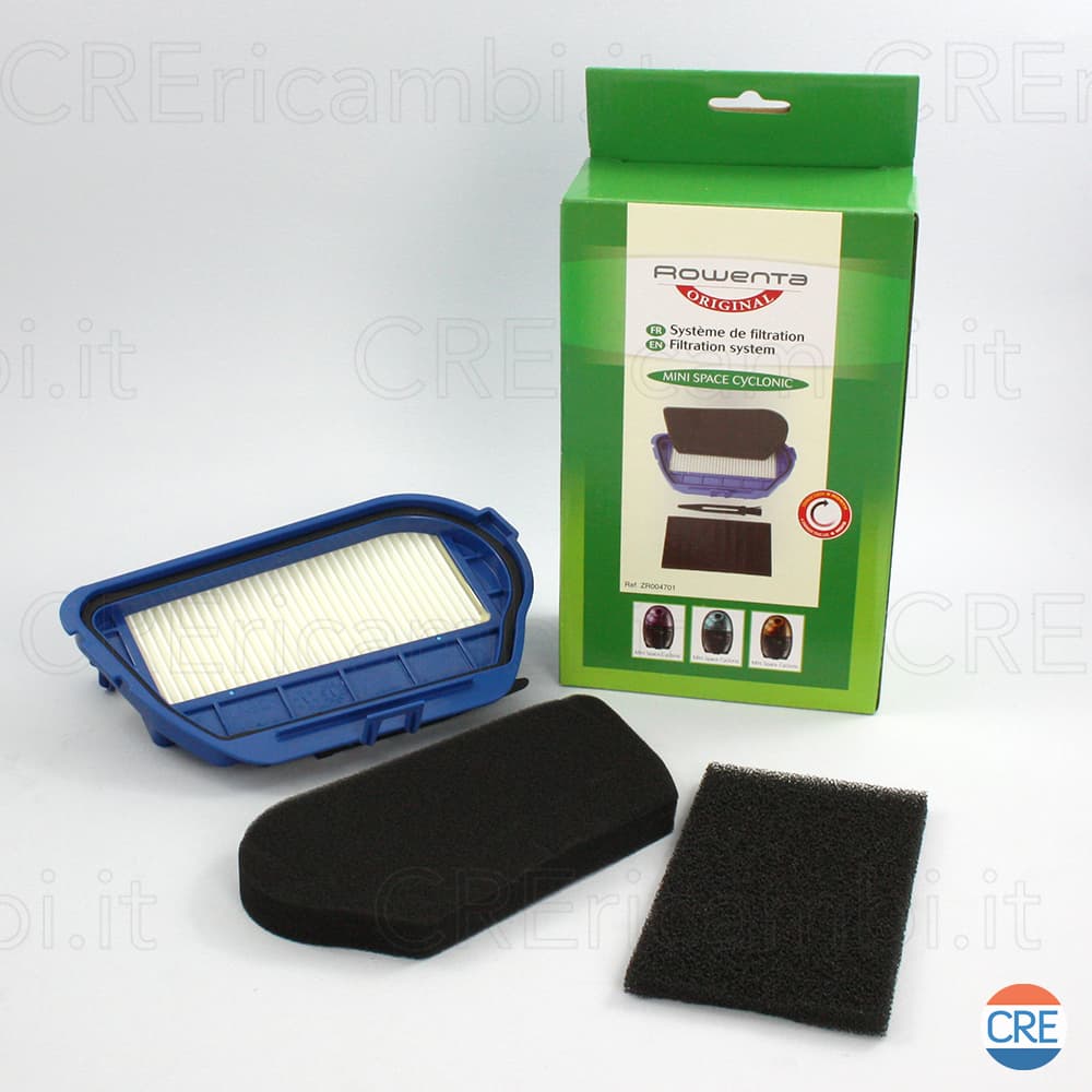 Filtro Hepa e Microfiltro per Mini Space Cyclonic RO33 - 2