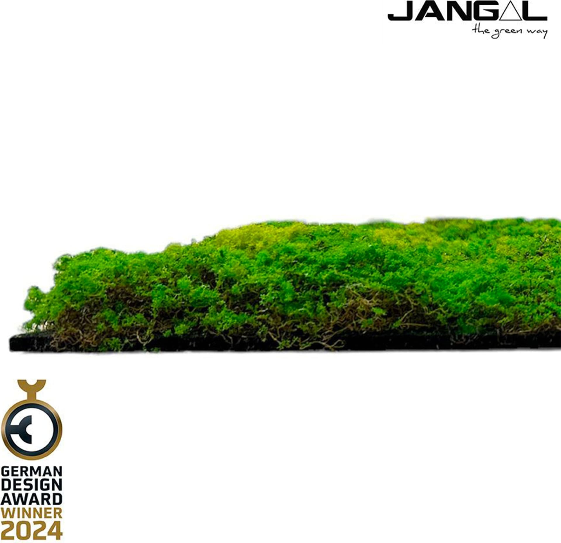 JANGAL Pannelli acustici Modulabili in FLORA sintetica ULTRAREALISTICA 52x52cm mod. LIGHT GREEN - Eternal Parquet