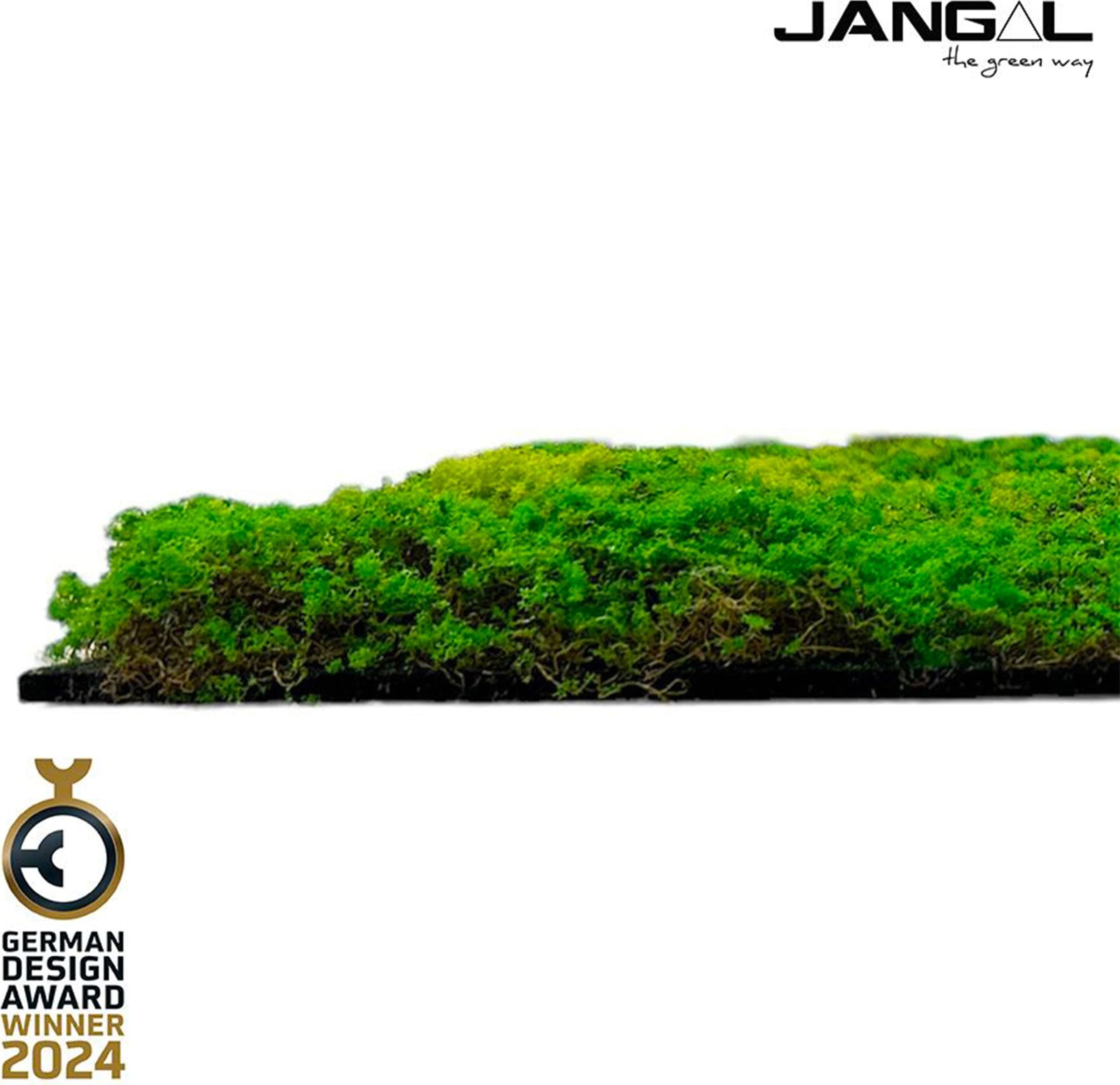 JANGAL Pannelli acustici Modulabili in FLORA sintetica ULTRAREALISTICA 52x52cm mod. LIGHT GREEN - Eternal Parquet
