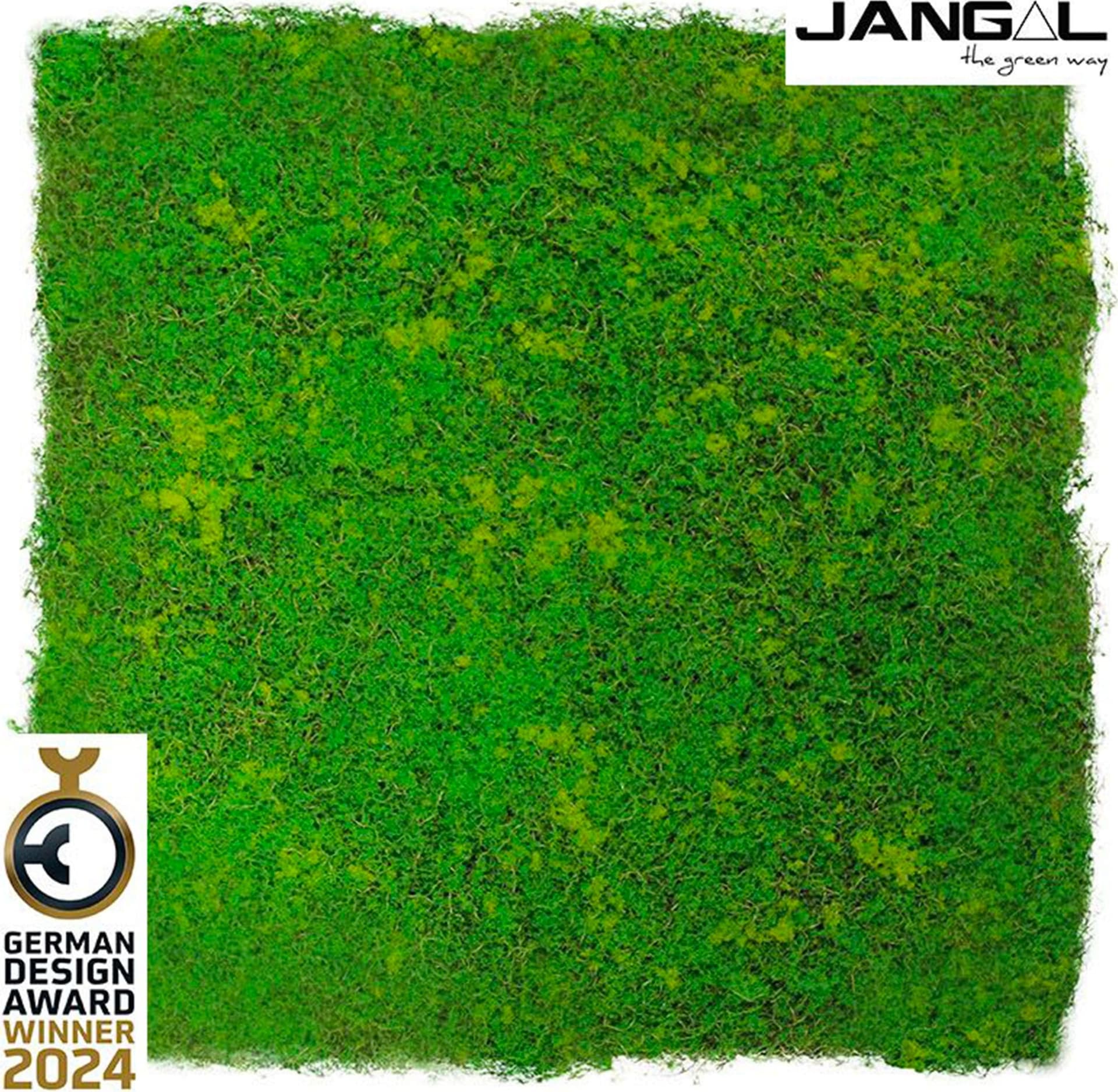JANGAL Pannelli acustici Modulabili in FLORA sintetica ULTRAREALISTICA 52x52cm mod. LIGHT GREEN - Eternal Parquet