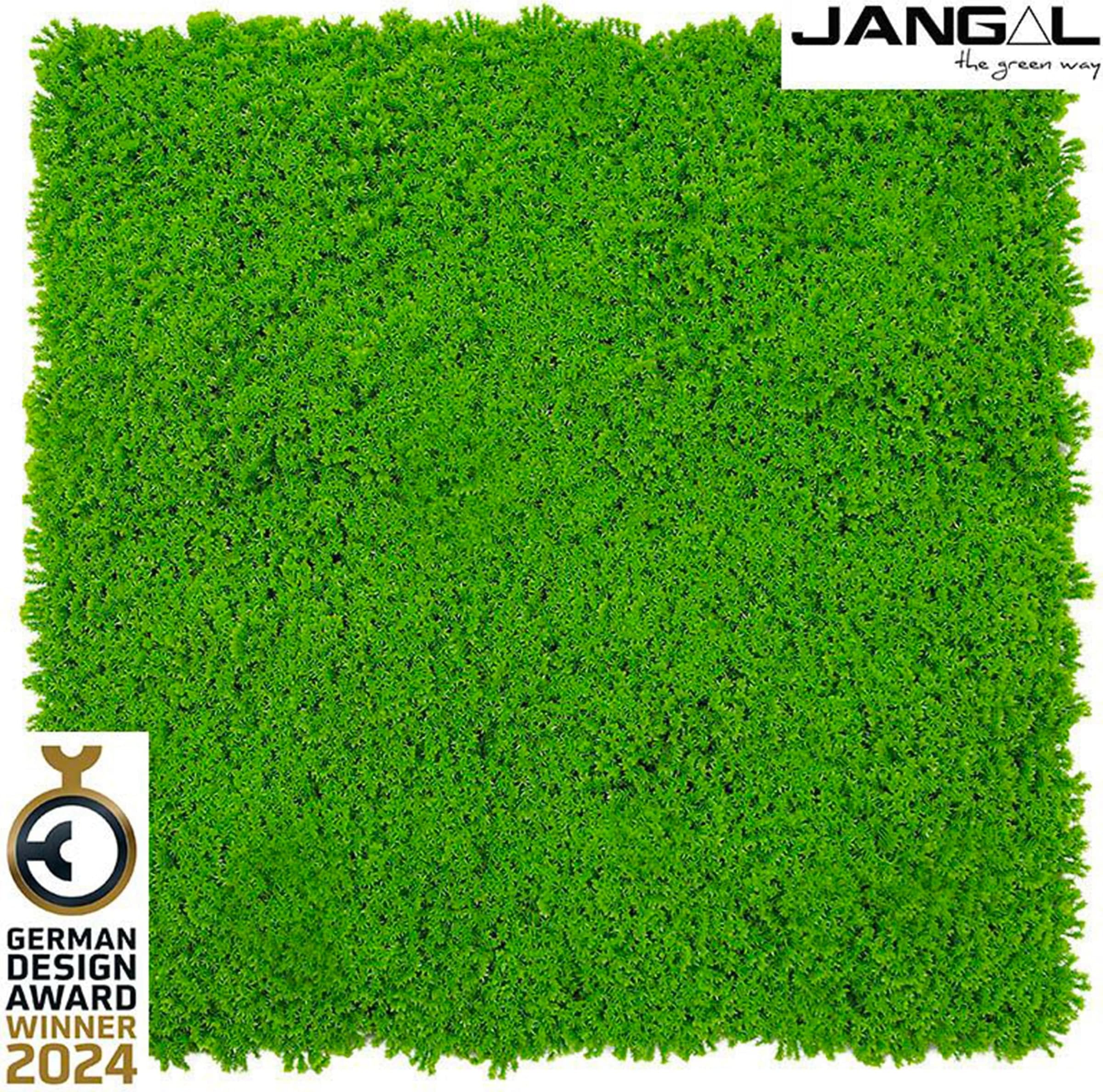 JANGAL Pannelli acustici Modulabili in FLORA sintetica ULTRAREALISTICA 52x52cm mod. LIME GREEN - Eternal Parquet
