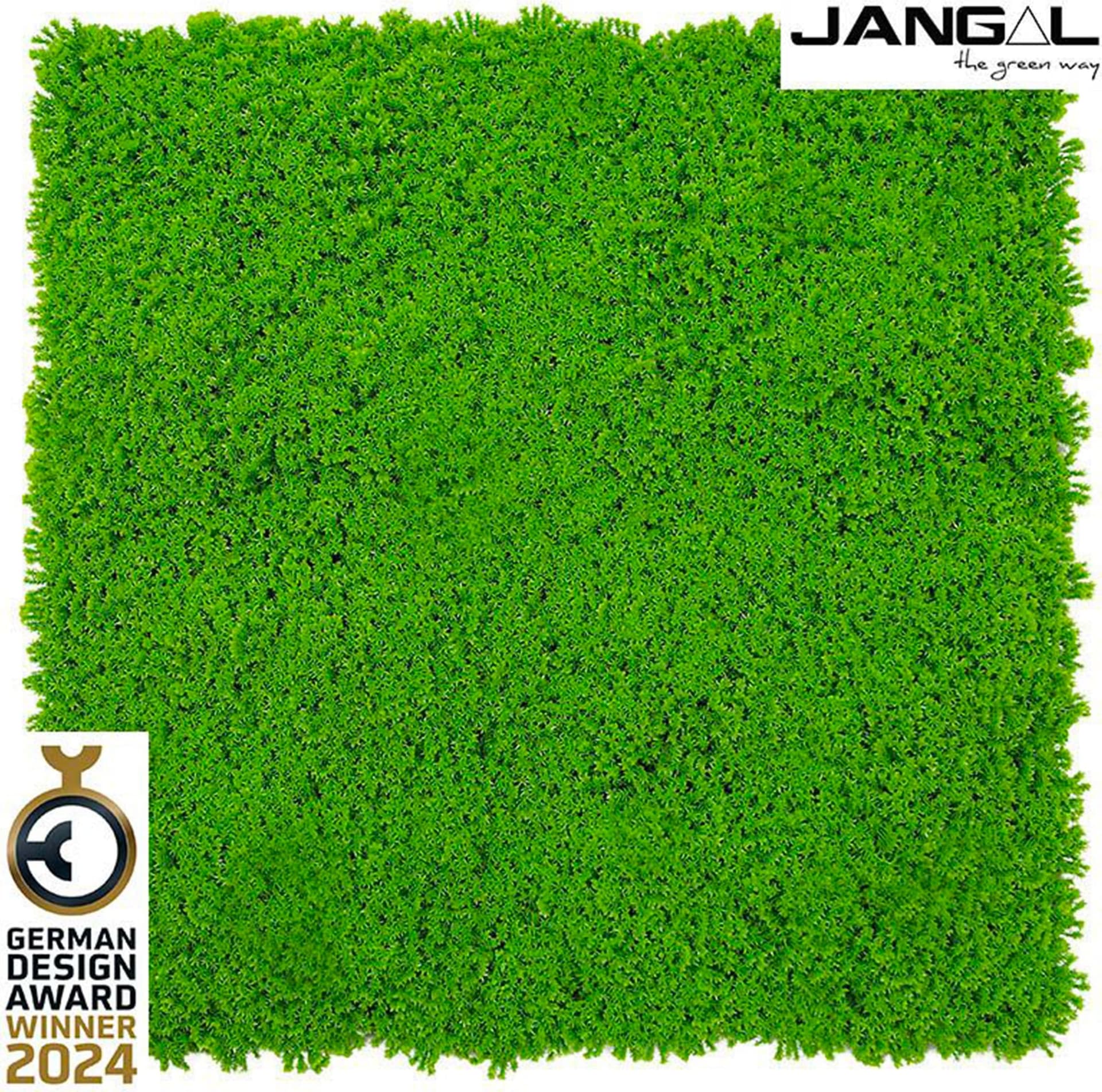 JANGAL Pannelli acustici Modulabili in FLORA sintetica ULTRAREALISTICA 52x52cm mod. LIME GREEN - Eternal Parquet