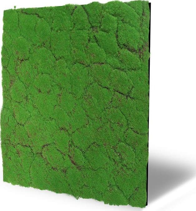 JANGAL Pannelli acustici Modulabili in FLORA sintetica ULTRAREALISTICA 52x52cm mod. FOREST GREEN - Eternal Parquet