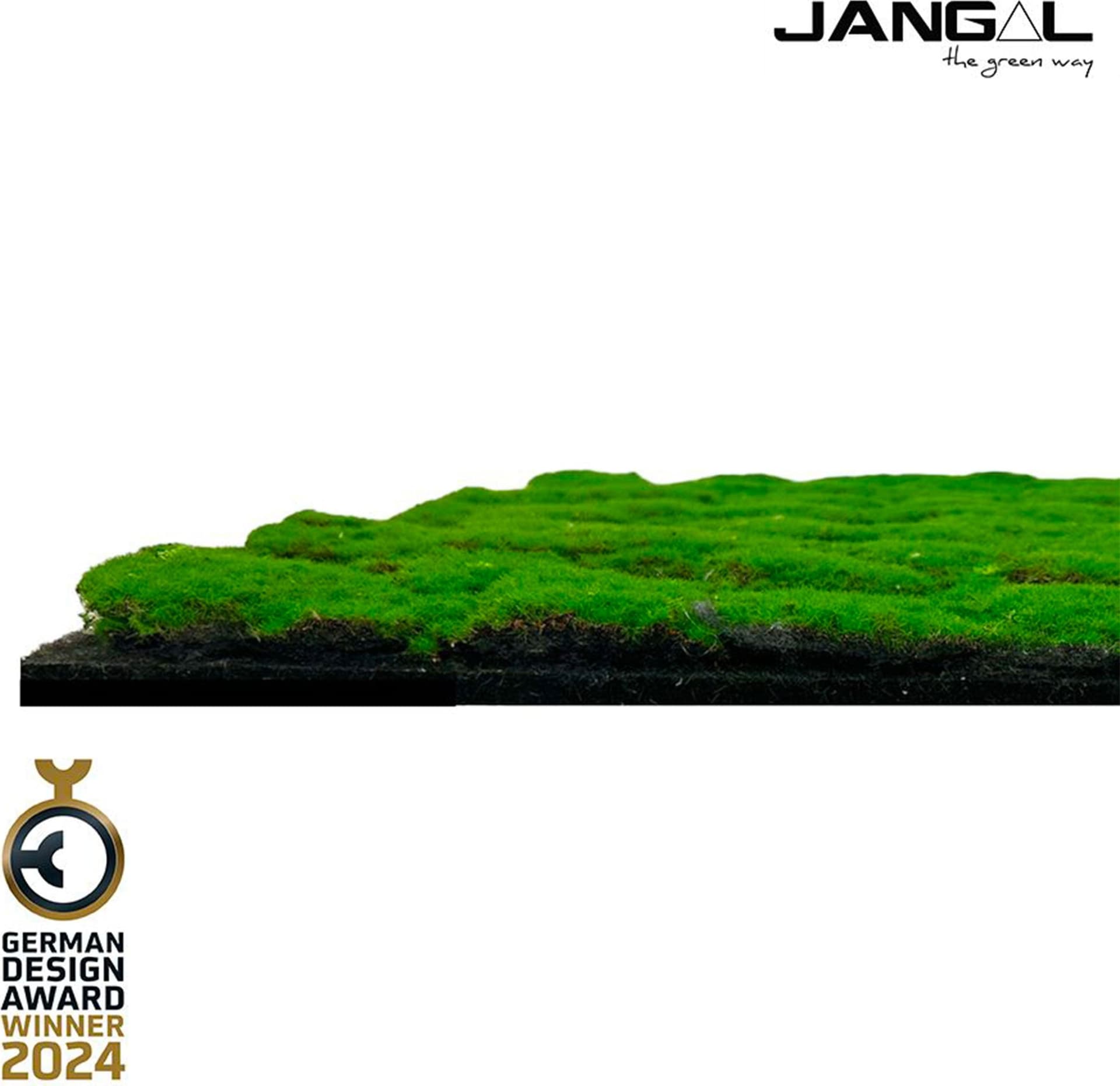 JANGAL Pannelli acustici Modulabili in FLORA sintetica ULTRAREALISTICA 52x52cm mod. FOREST GREEN - Eternal Parquet