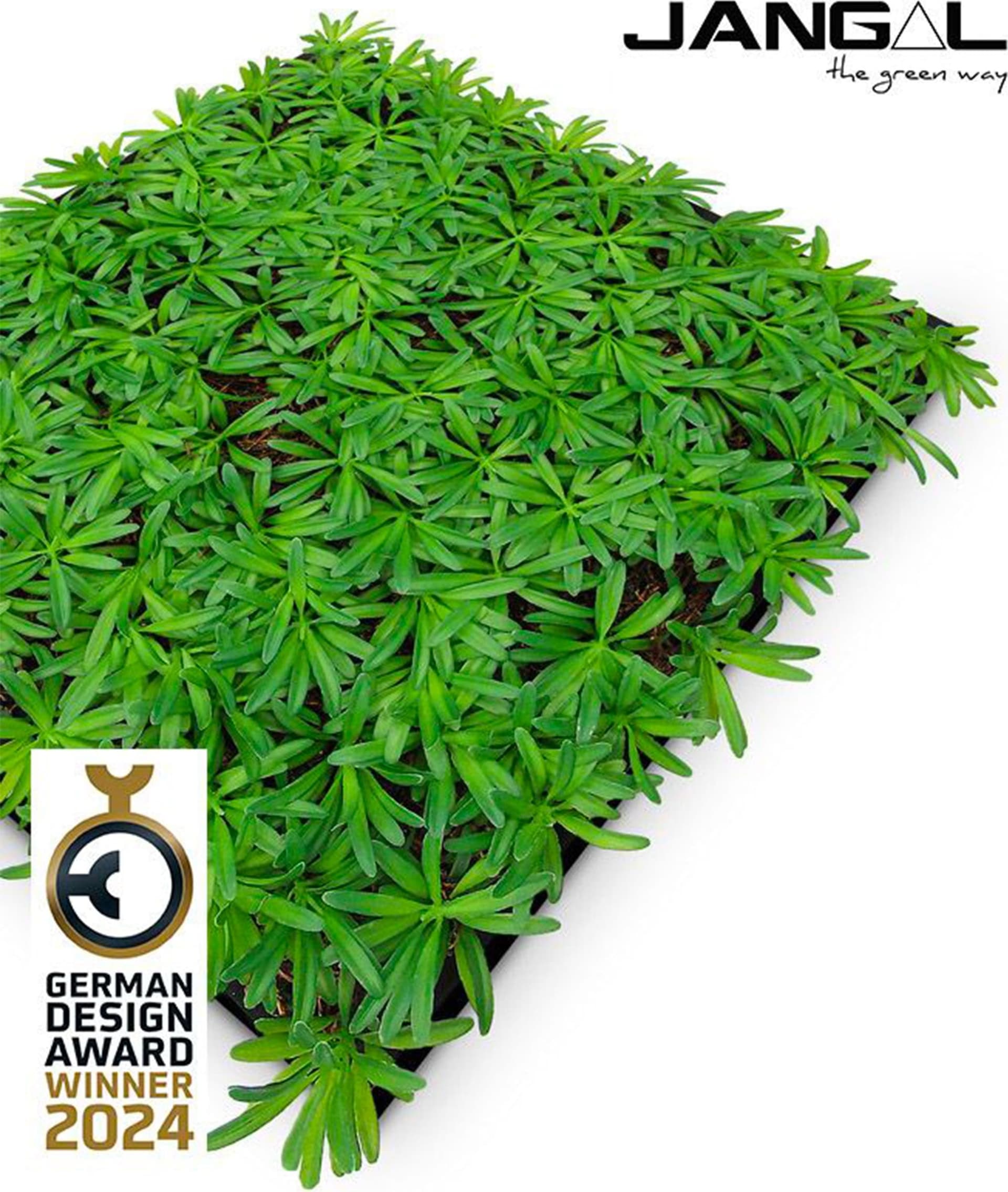 JANGAL Pannelli acustici Modulabili in FLORA sintetica ULTRAREALISTICA 52x52cm mod. PODOCARPUS TEA TREE - Eternal Parquet