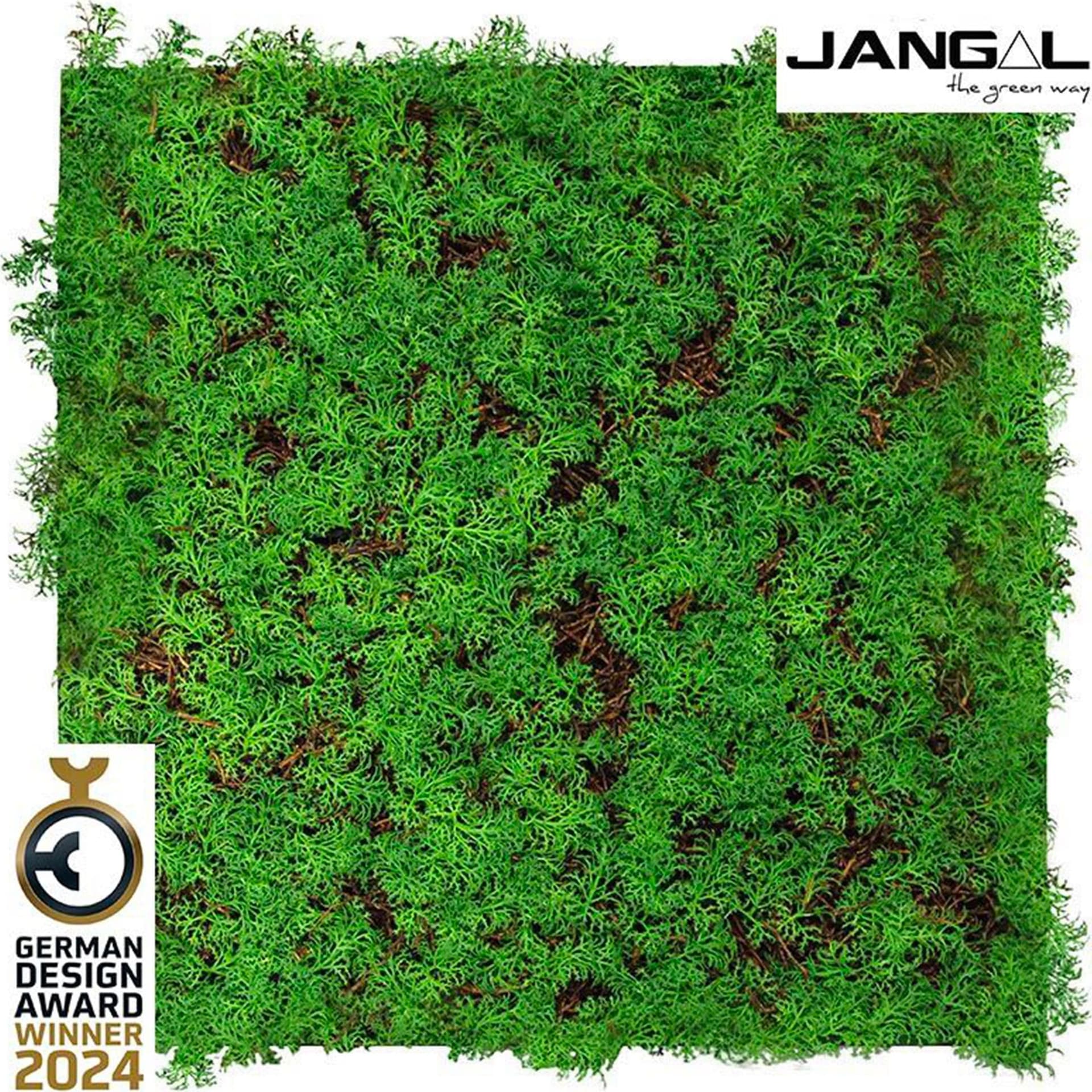 JANGAL Pannelli acustici Modulabili in FLORA sintetica ULTRAREALISTICA 52x52cm mod. THUJA TEA TREE - Eternal Parquet