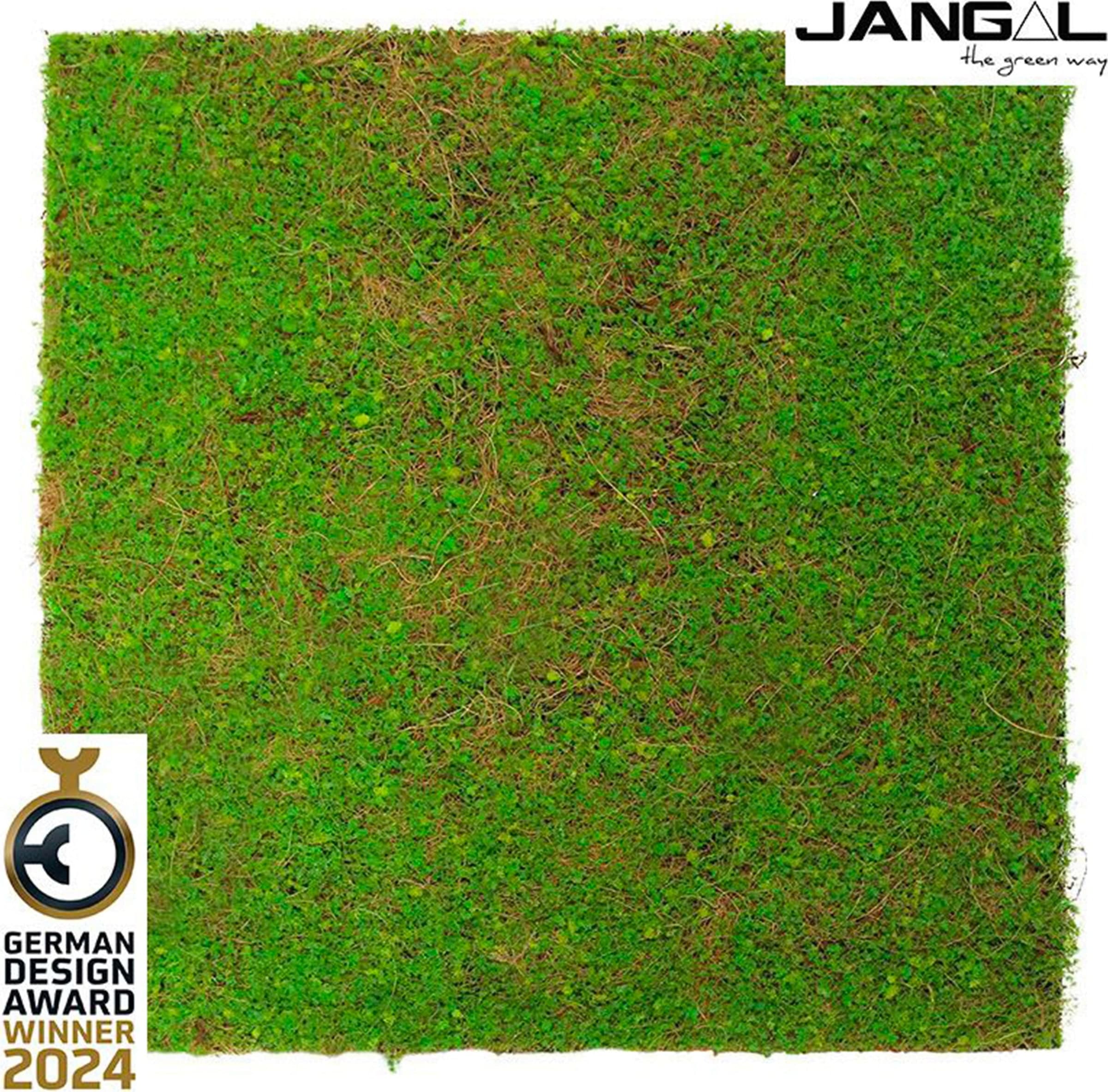 JANGAL Pannelli acustici Modulabili in FLORA sintetica ULTRAREALISTICA 52x52cm mod. LIGHT GREEN COCONUT - Eternal Parquet