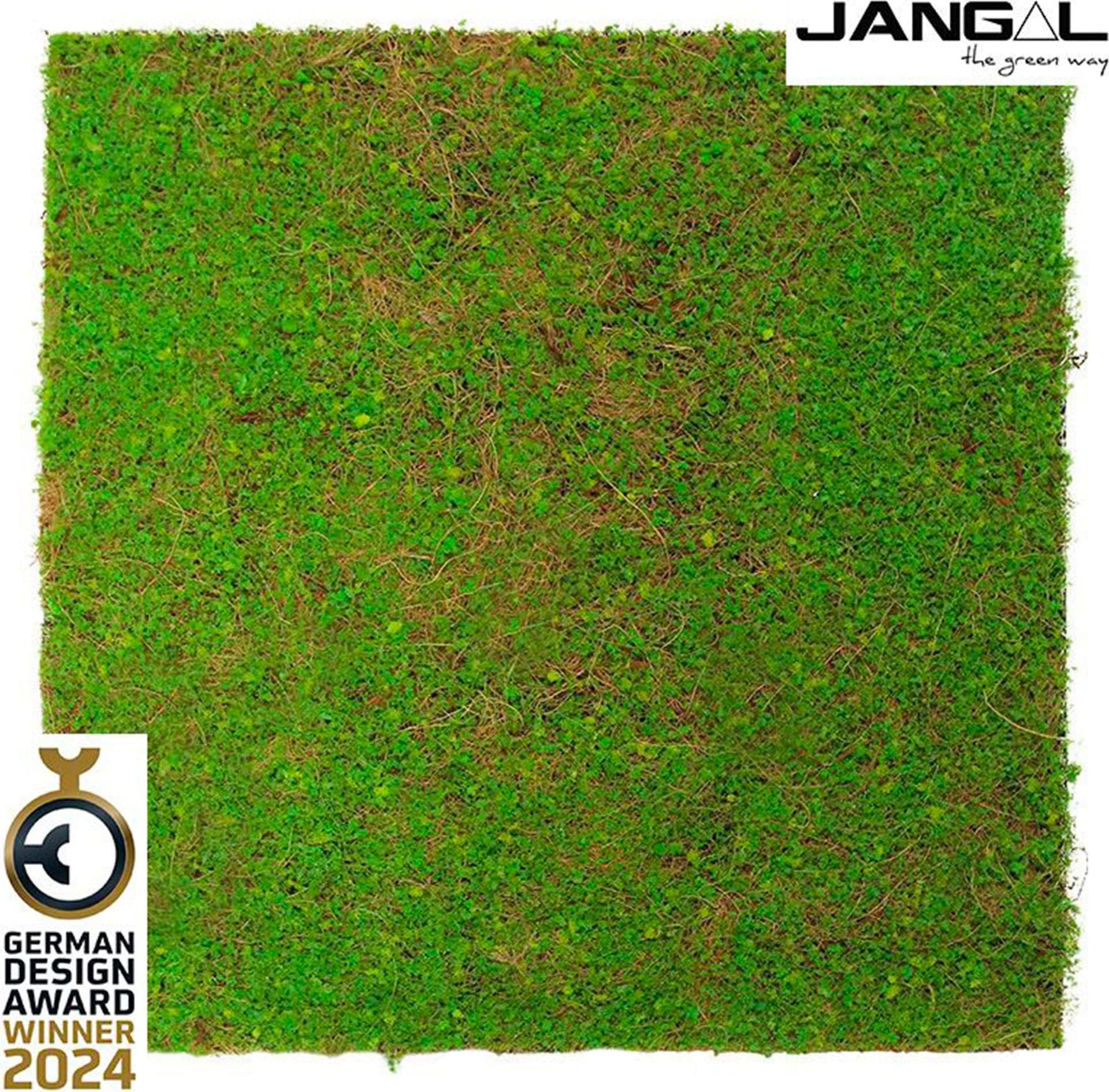 JANGAL Pannelli acustici Modulabili in FLORA sintetica ULTRAREALISTICA 52x52cm mod. LIGHT GREEN COCONUT - Eternal Parquet