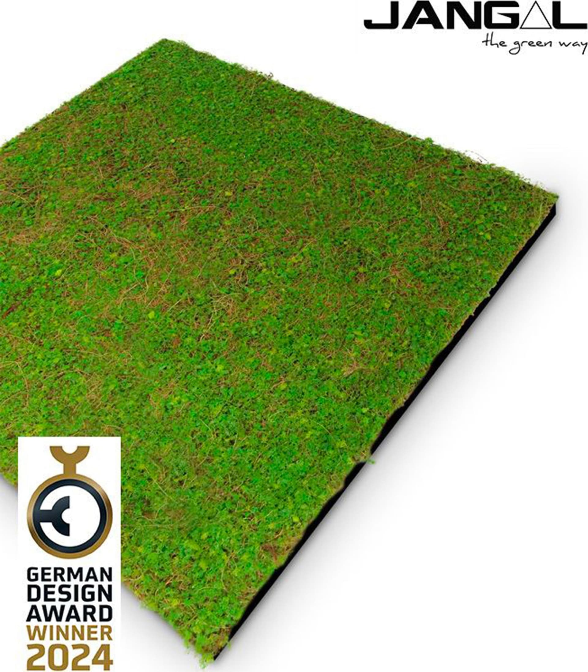 JANGAL Pannelli acustici Modulabili in FLORA sintetica ULTRAREALISTICA 52x52cm mod. LIGHT GREEN COCONUT - Eternal Parquet
