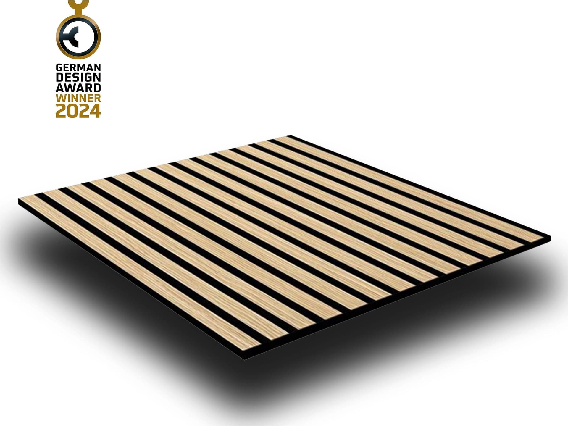 JANGAL Parete acustica a pannelli Modulabile LAMELLI 52x52cm rivestiti vero ROVERE mod. FANAL OAK Eternal Parquet