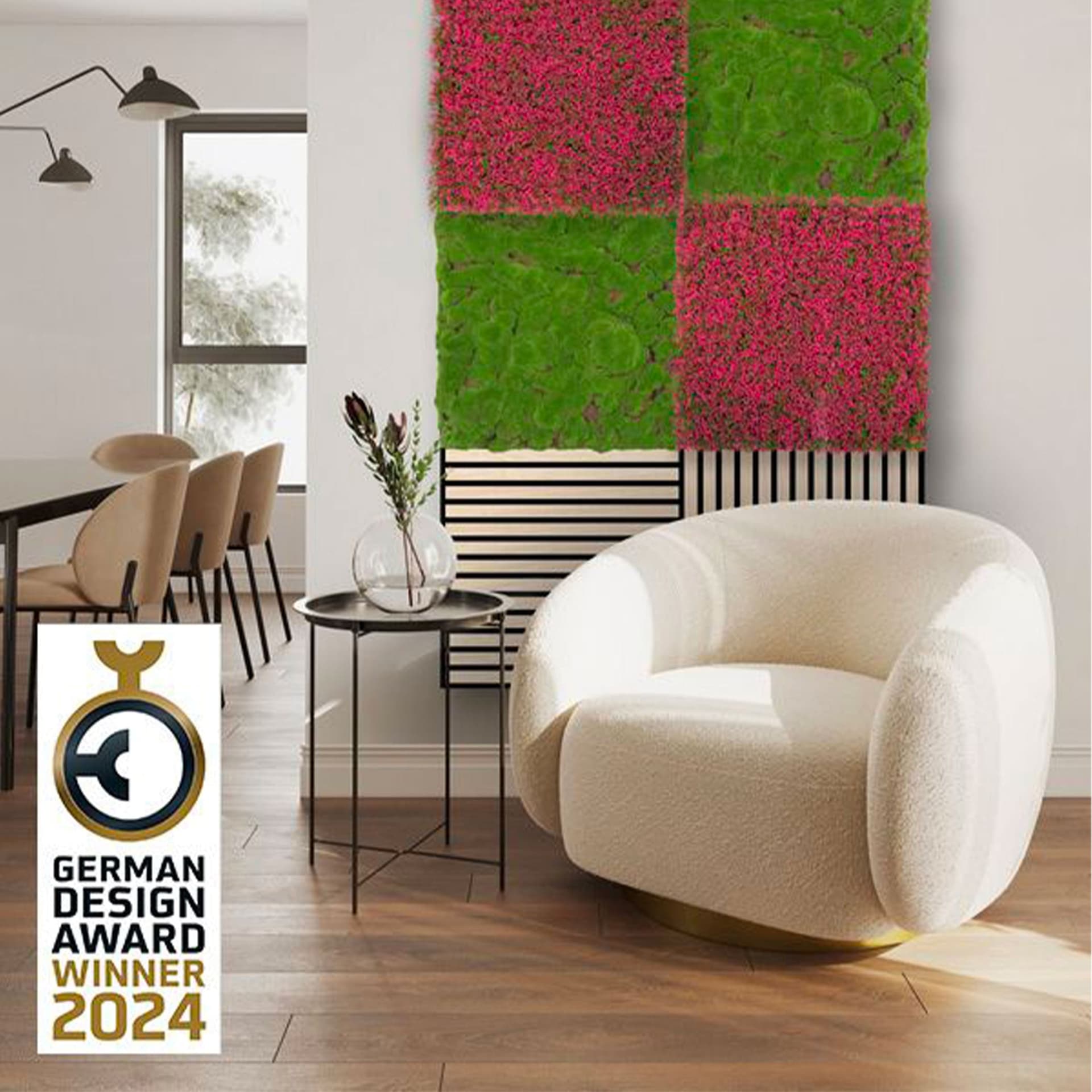 JANGAL Pannelli acustici Modulabili in FLORA sintetica ULTRAREALISTICA 52x52cm mod. BIG BULK - Eternal Parquet