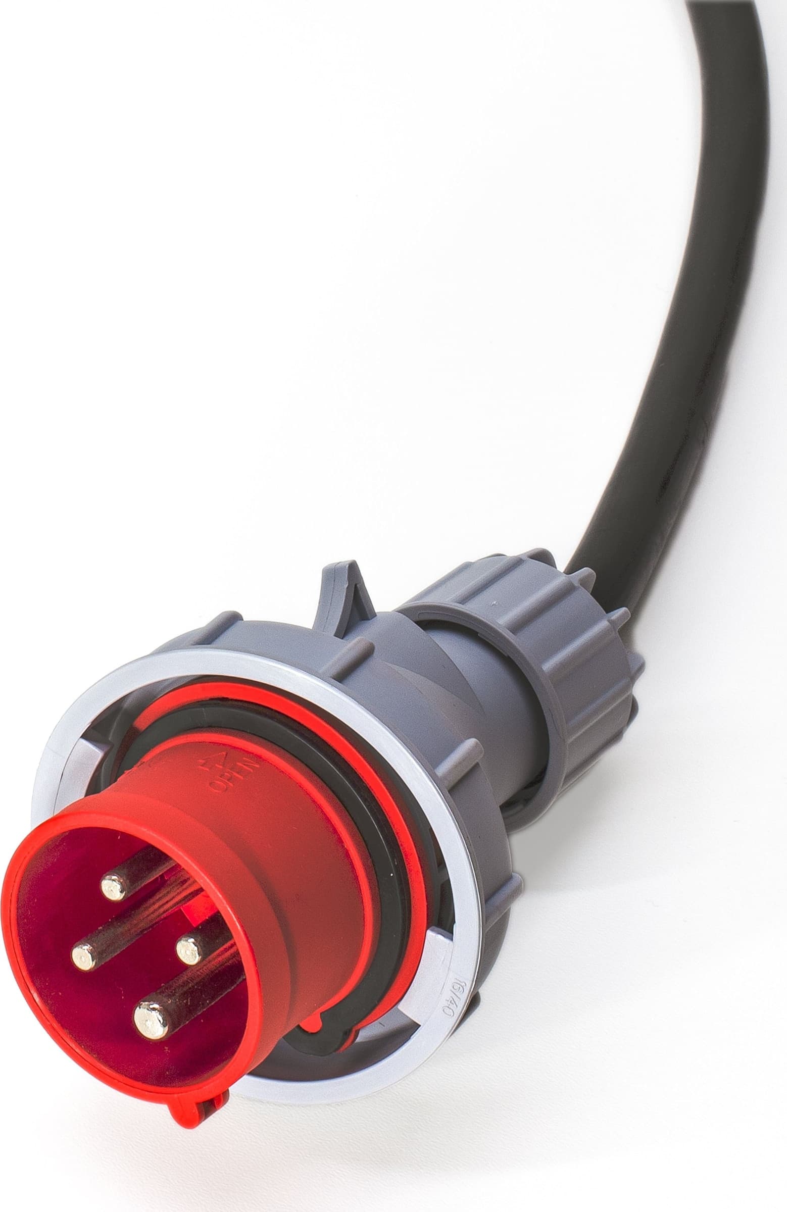 PROLUNGA ELETTRICA TRIFASE 4 POLI INDUSTRIALE PROFESSIONALE DA 30 METRI - CAVO IN NEOPRENE 4G2.5 - 2