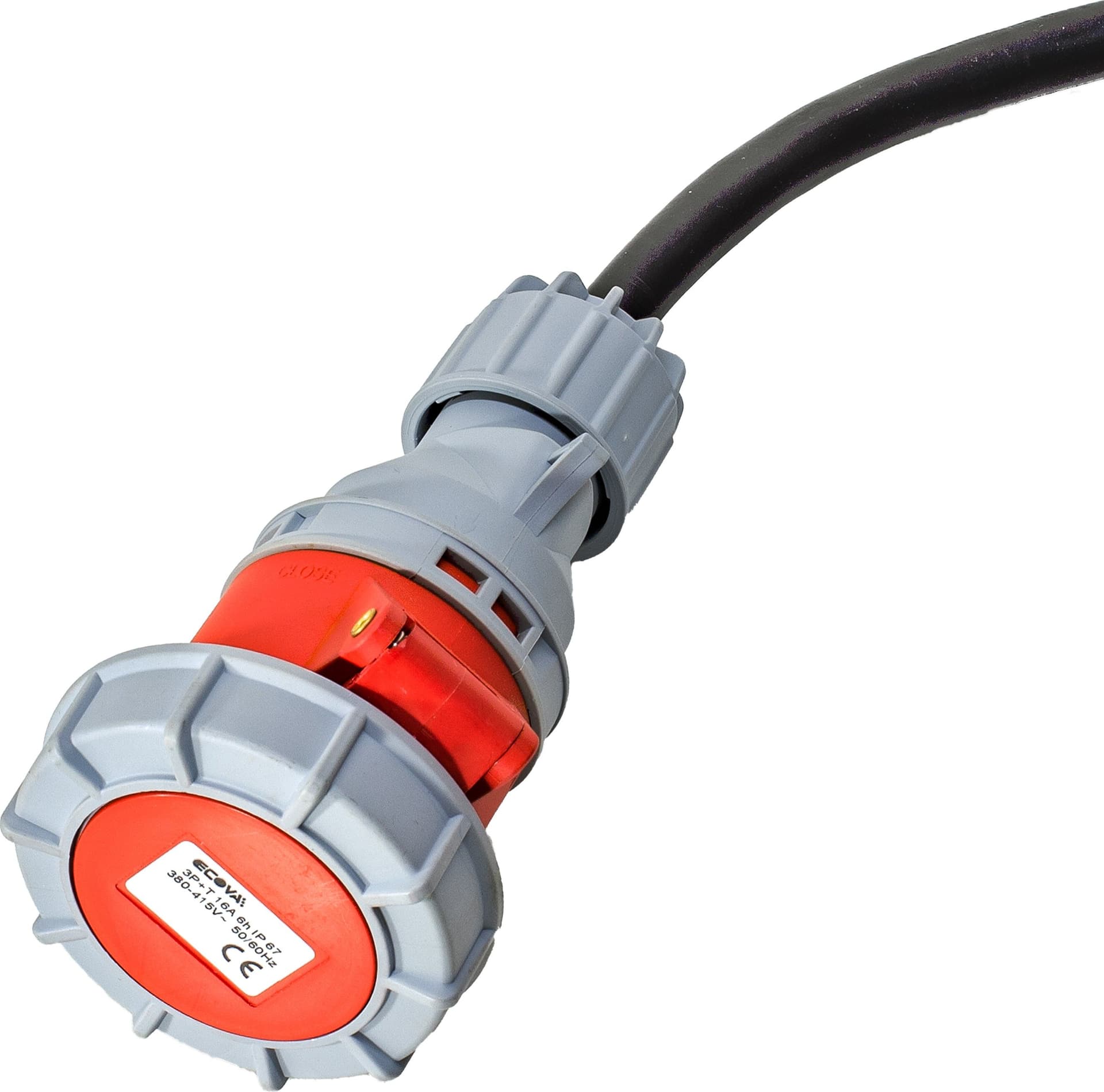 PROLUNGA ELETTRICA TRIFASE 4 POLI INDUSTRIALE PROFESSIONALE DA 30 METRI - CAVO IN NEOPRENE 4G2.5 - 3