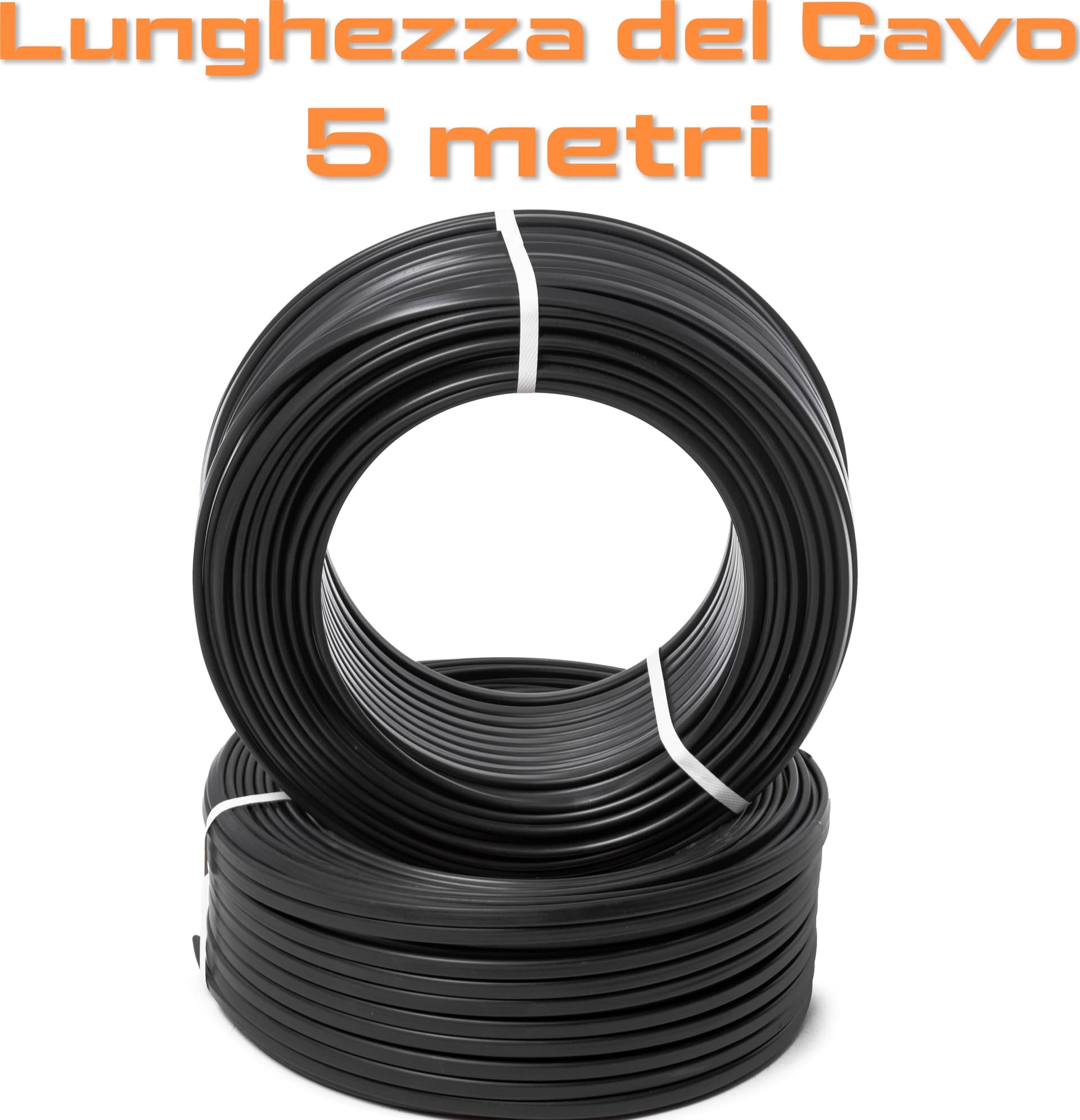 PROLUNGA ELETTRICA INDUSTRIALE 16A DA 5 METRI - CAVO IN NEOPRENE 3G2.5 - PROTEZIONE IP67 - 3