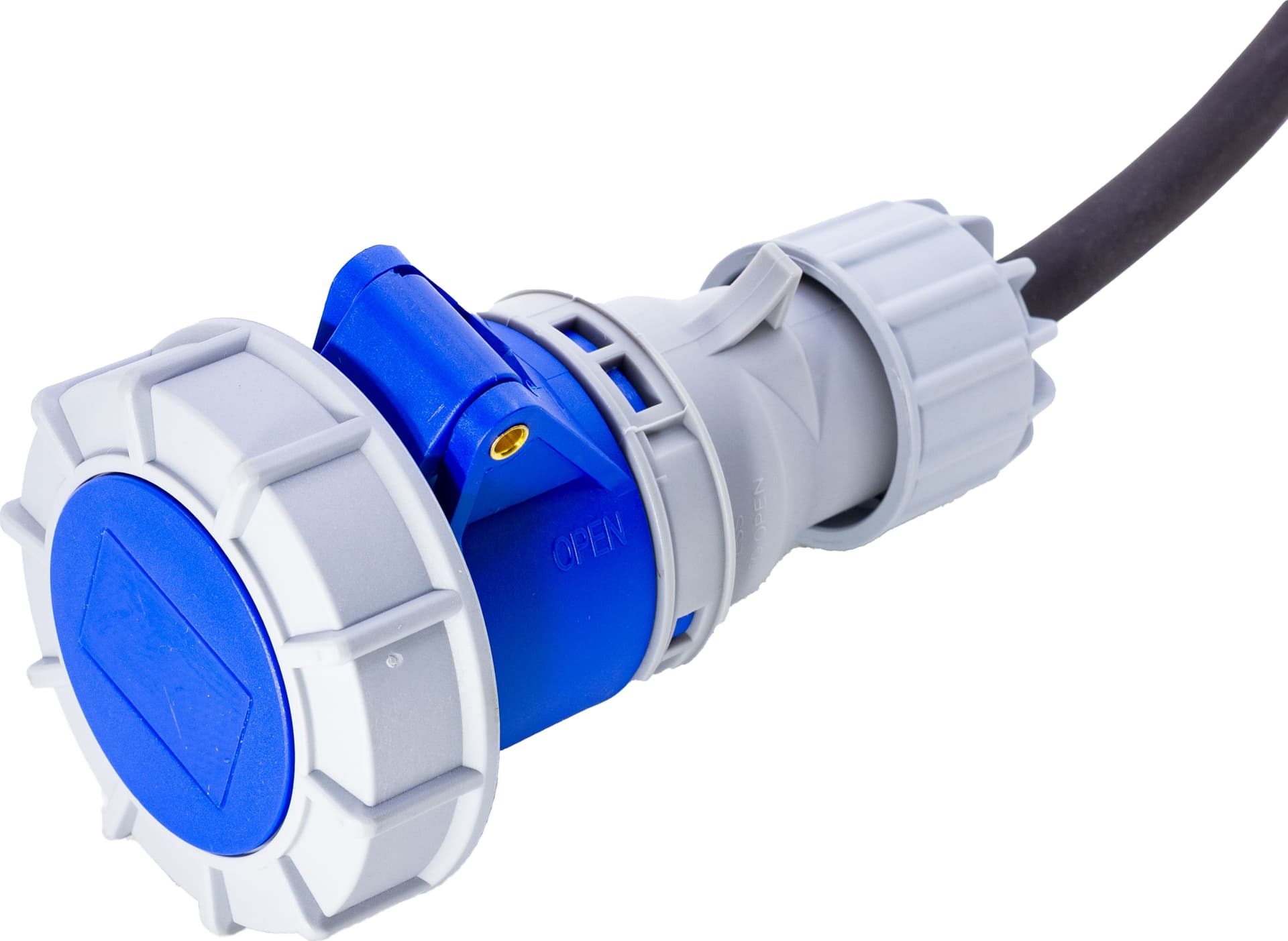PROLUNGA ELETTRICA INDUSTRIALE 16A DA 5 METRI - CAVO IN NEOPRENE 3G2.5 - PROTEZIONE IP67 - 6