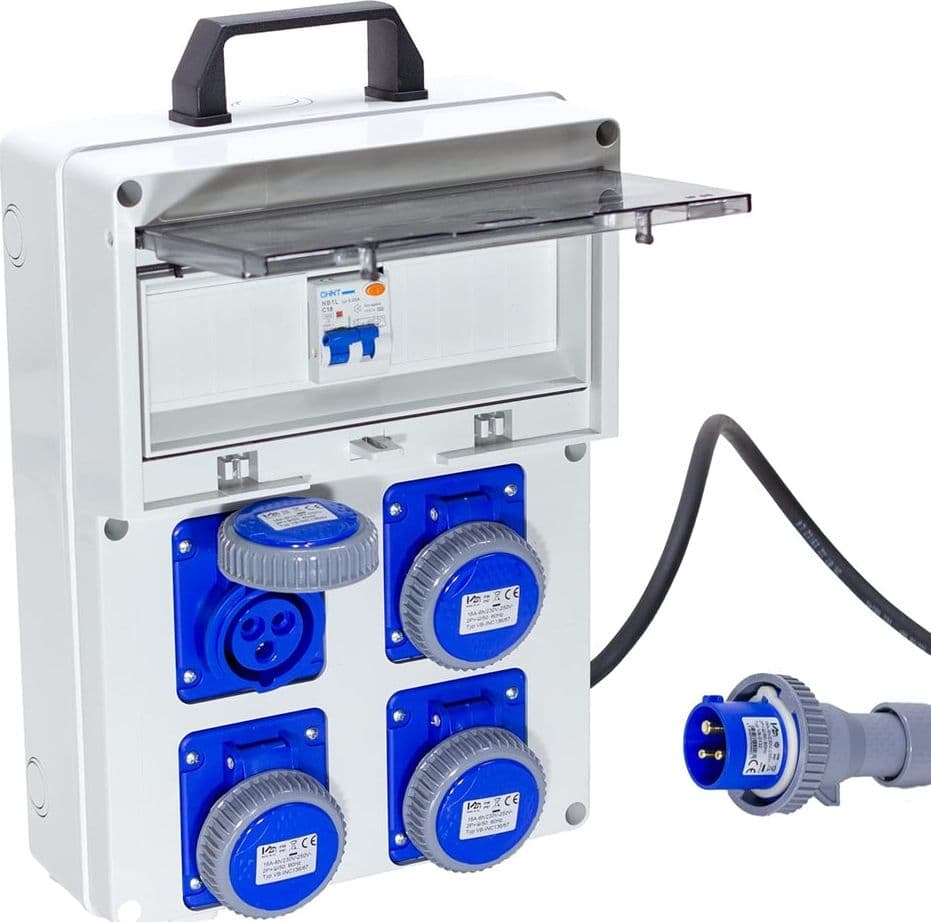 QUADRO TERMOP.  4 PRESE 2P+T 16A 230V IP67