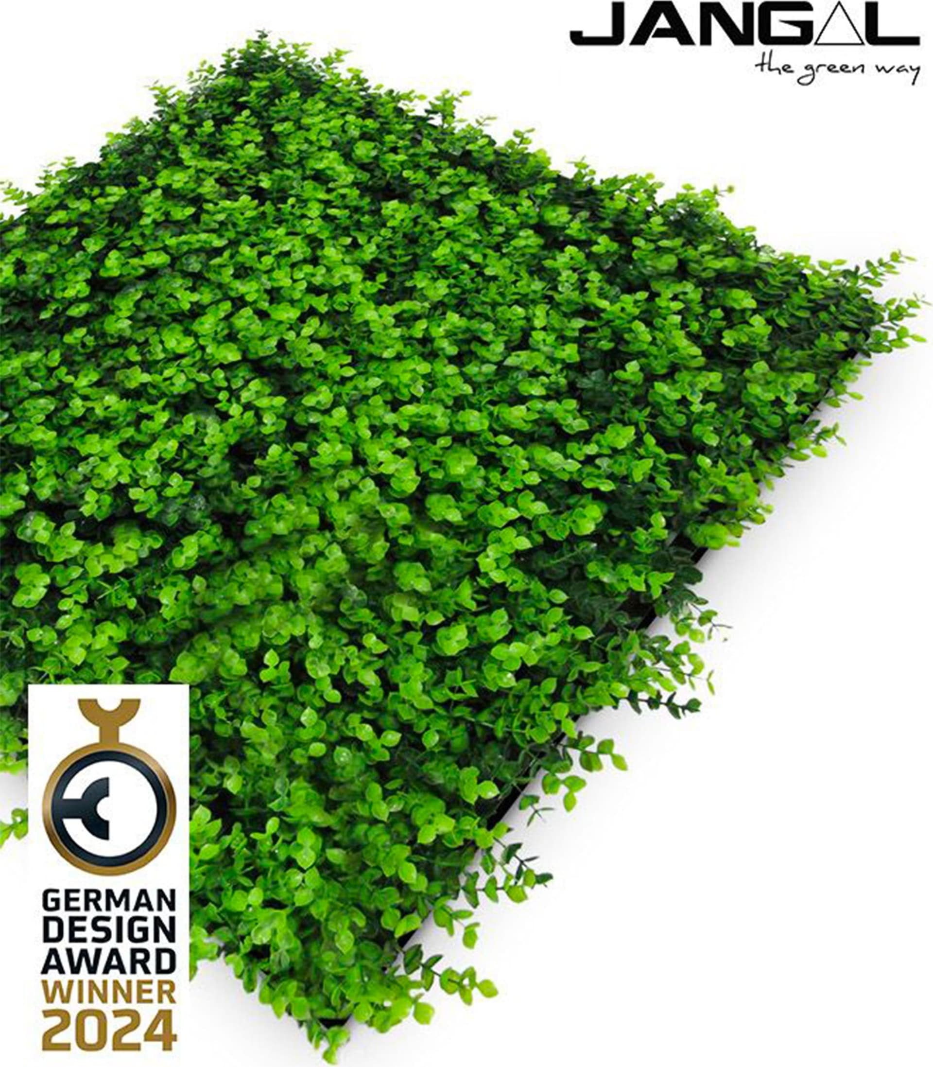 JANGAL Pannelli acustici Modulabili in FLORA sintetica ULTRAREALISTICA 52x52cm mod. MIXED BUXUS - Eternal Parquet