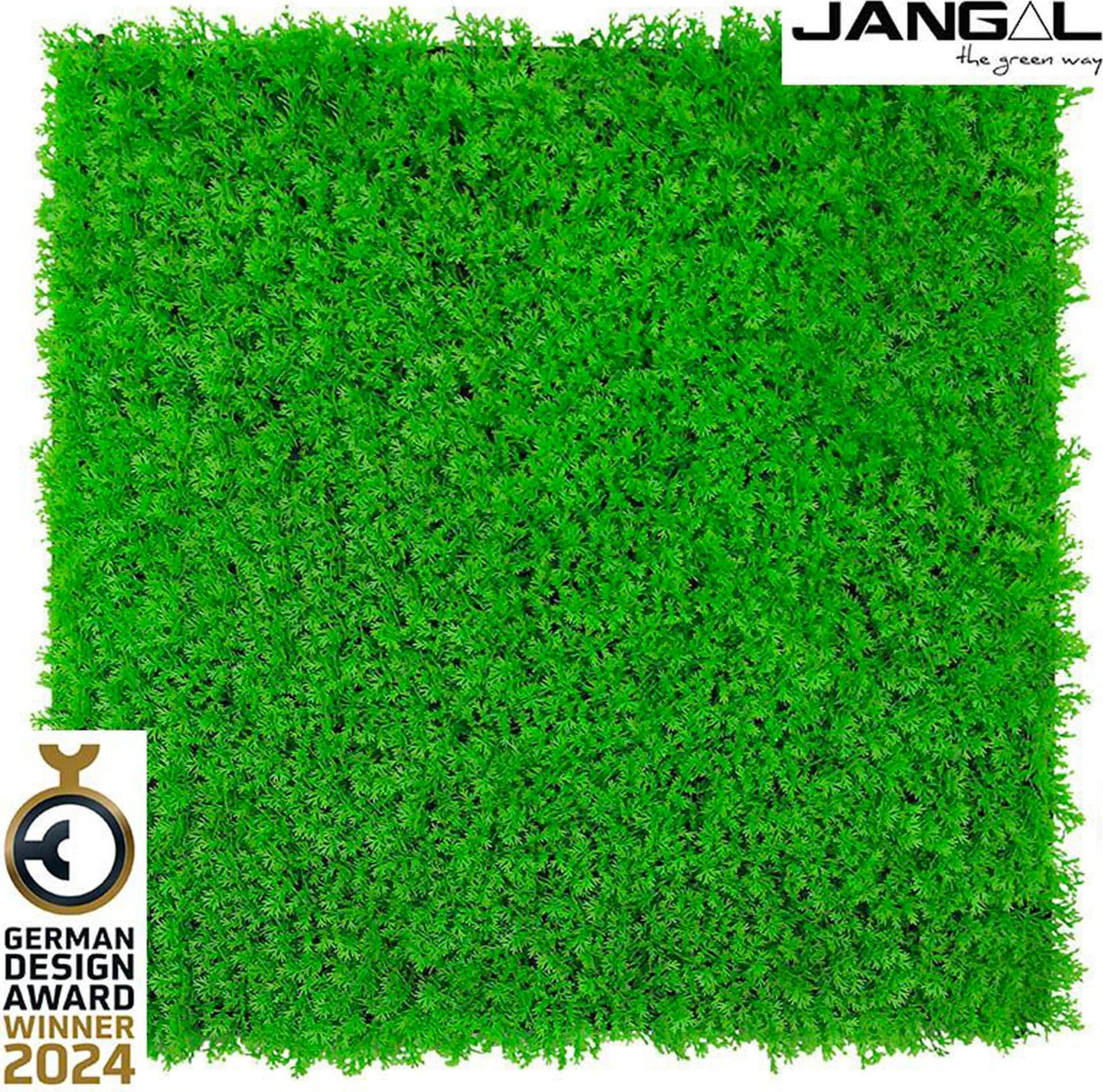 JANGAL Pannelli acustici Modulabili in FLORA sintetica ULTRAREALISTICA 52x52cm mod. BRIGHT GREEN - Eternal Parquet