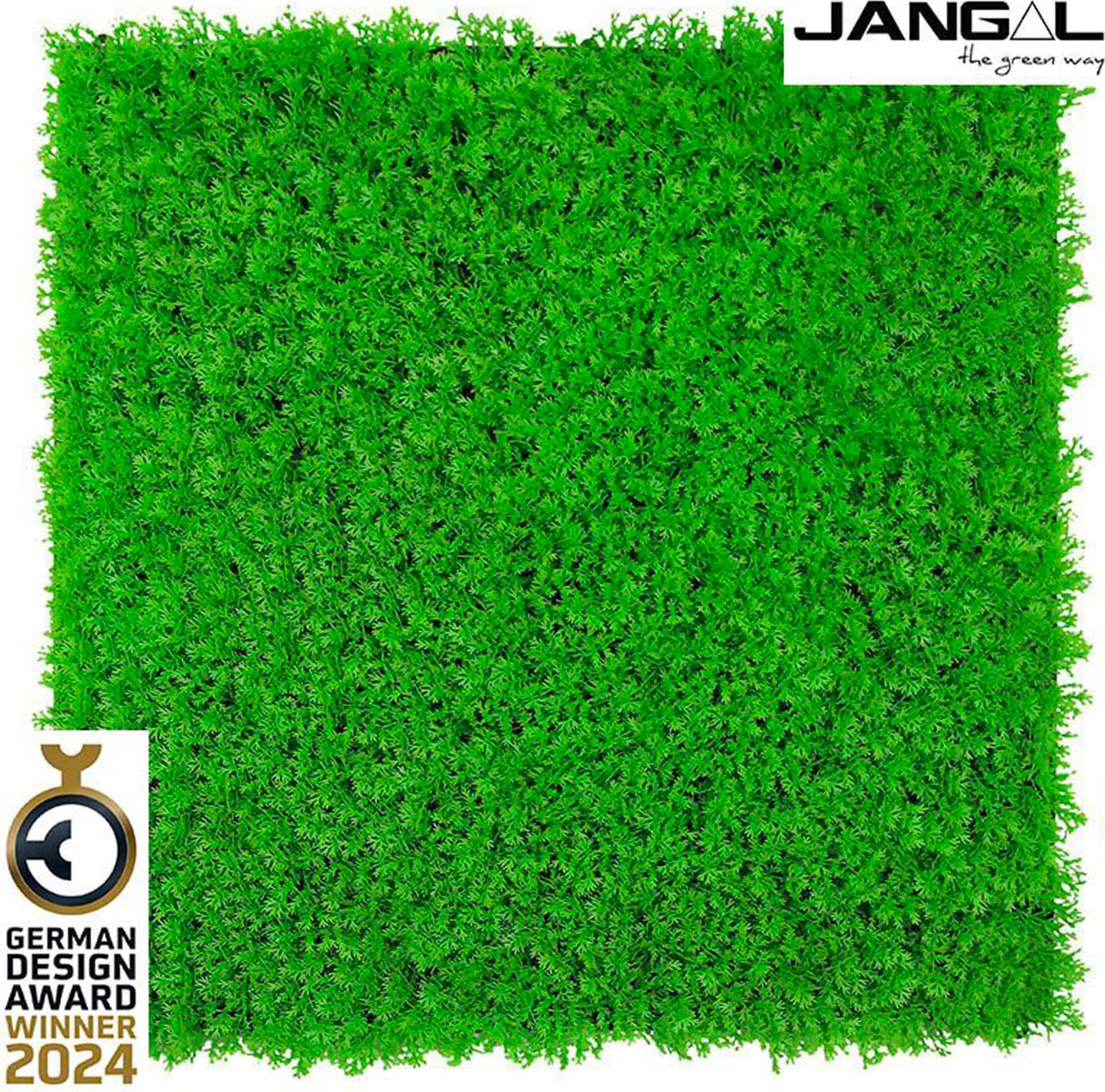 JANGAL Pannelli acustici Modulabili in FLORA sintetica ULTRAREALISTICA 52x52cm mod. BRIGHT GREEN - Eternal Parquet