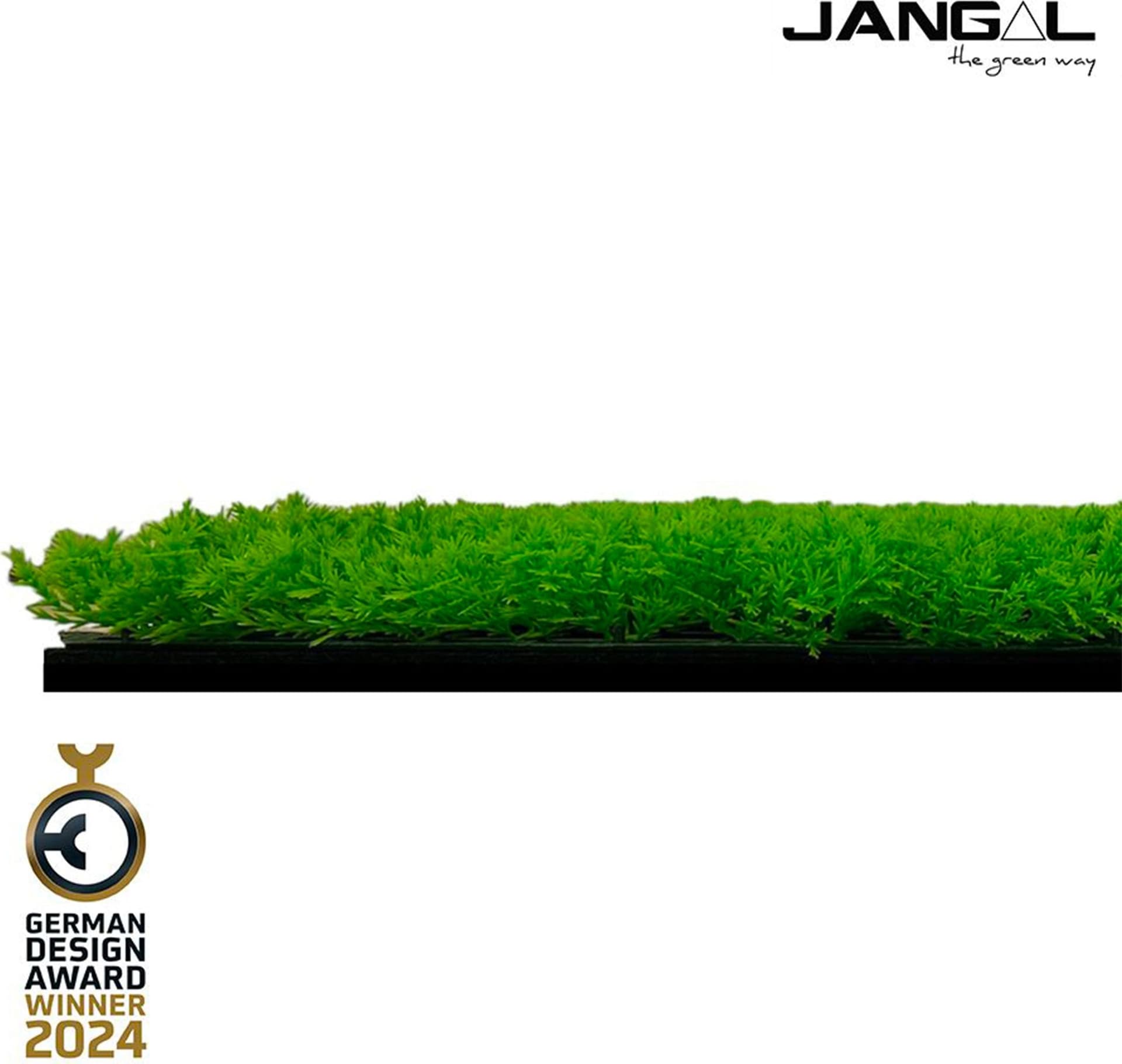 JANGAL Pannelli acustici Modulabili in FLORA sintetica ULTRAREALISTICA 52x52cm mod. BRIGHT GREEN - Eternal Parquet