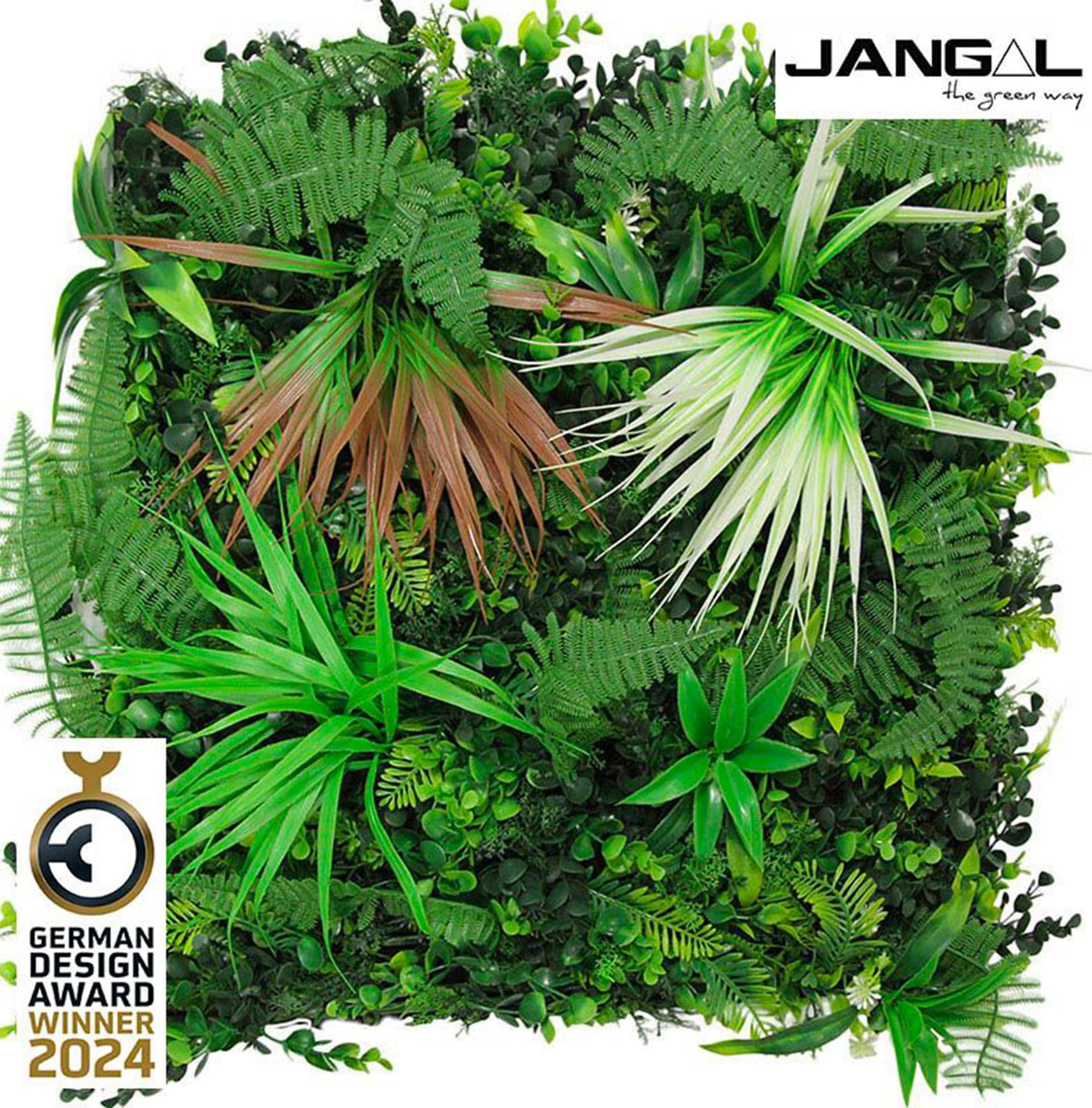 JANGAL Pannelli acustici Modulabili in FLORA sintetica ULTRAREALISTICA 52x52cm mod. EXOTIC - Eternal Parquet