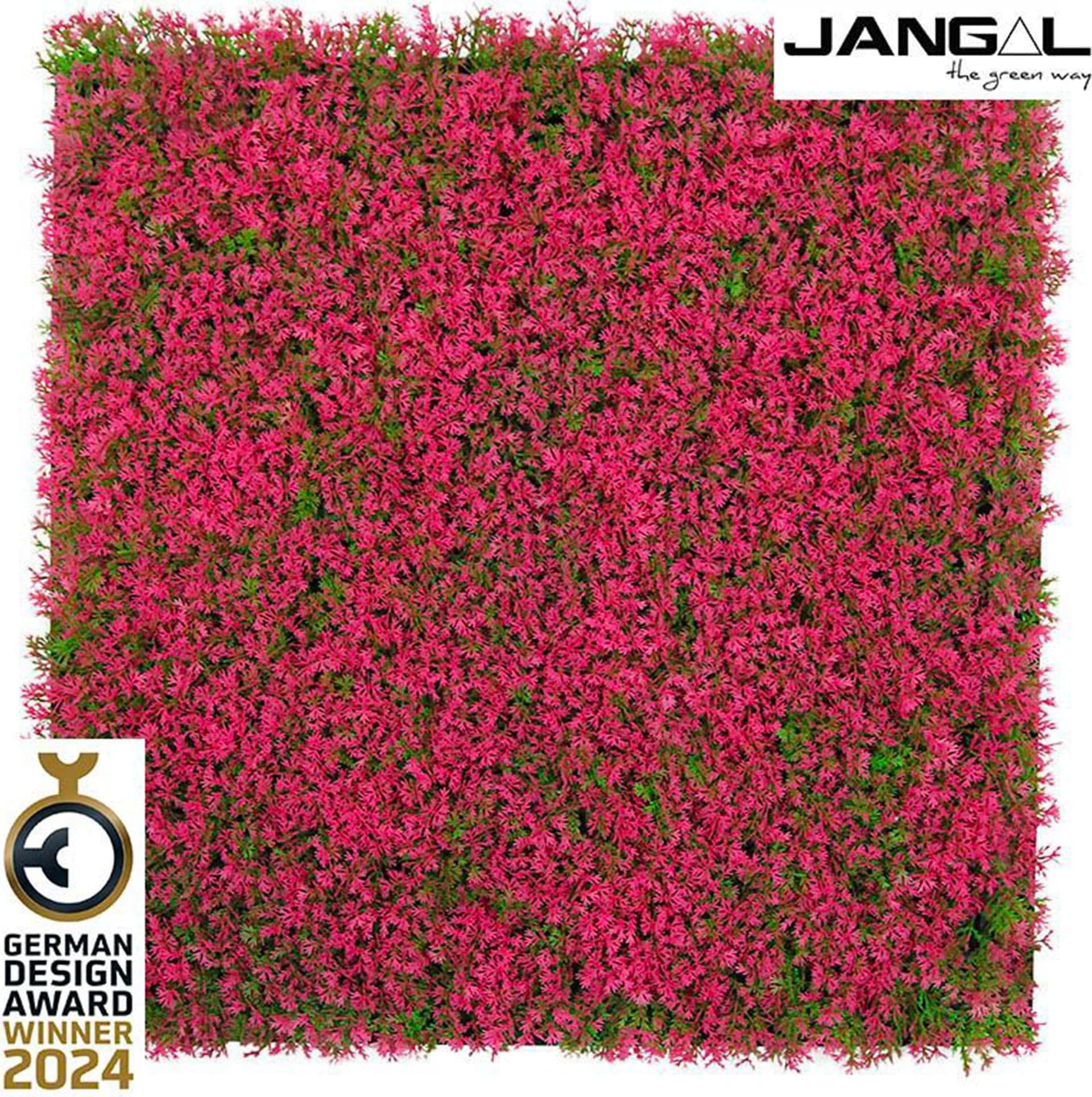 JANGAL Pannelli acustici Modulabili in FLORA sintetica ULTRAREALISTICA 52x52cm mod. PINK - Eternal Parquet