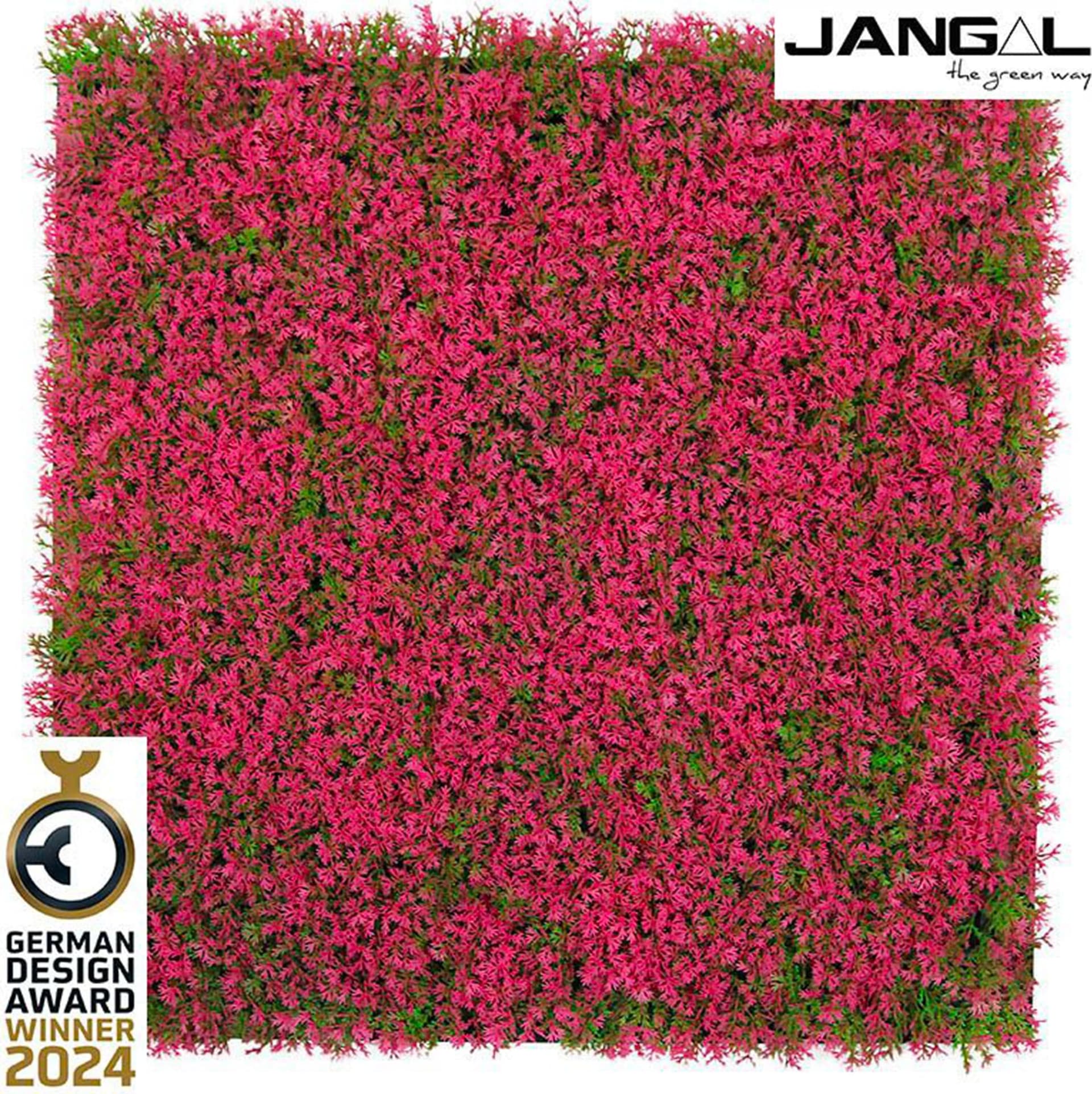 JANGAL Pannelli acustici Modulabili in FLORA sintetica ULTRAREALISTICA 52x52cm mod. PINK - Eternal Parquet