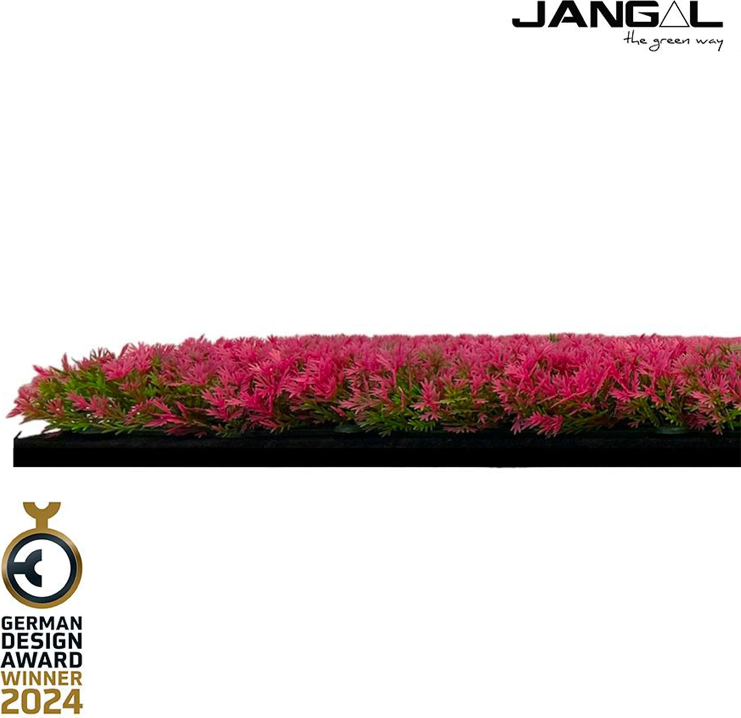 JANGAL Pannelli acustici Modulabili in FLORA sintetica ULTRAREALISTICA 52x52cm mod. PINK - Eternal Parquet