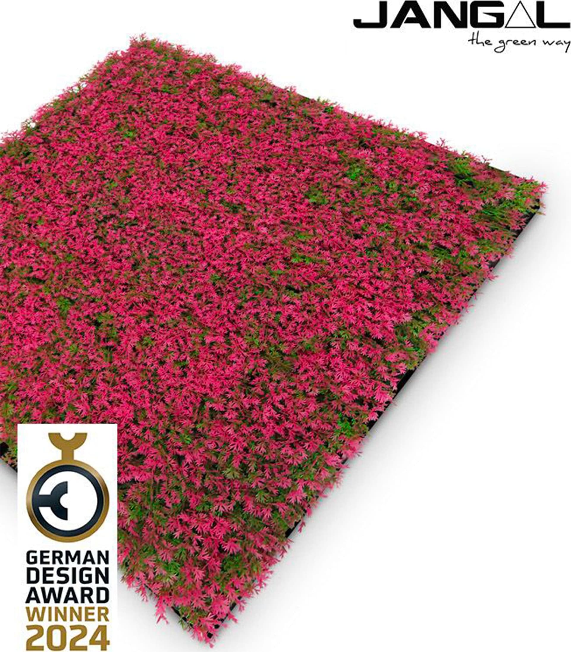 JANGAL Pannelli acustici Modulabili in FLORA sintetica ULTRAREALISTICA 52x52cm mod. PINK - Eternal Parquet