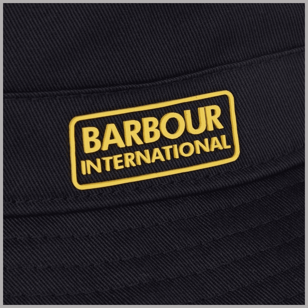 Barbour-International-cappello-nero-Norton-Drill-Sports
