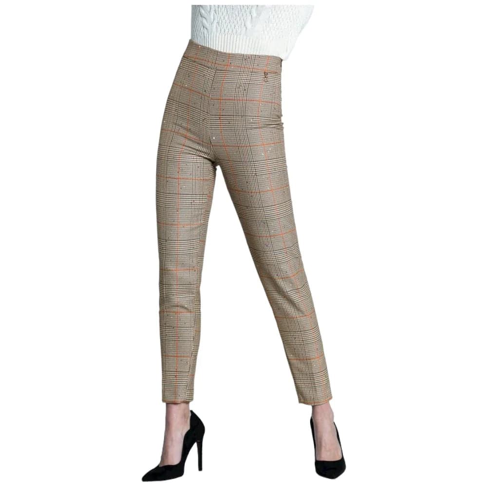 Relish pantalone vita alta Panerty – IT38, Beige – pantaloni