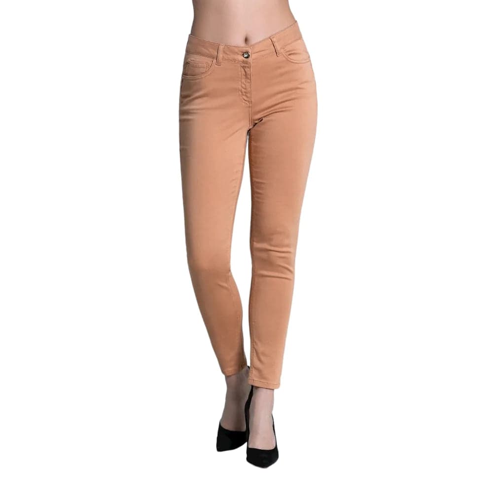 Relish pantalone push up Floora – W24, Marrone – pantaloni