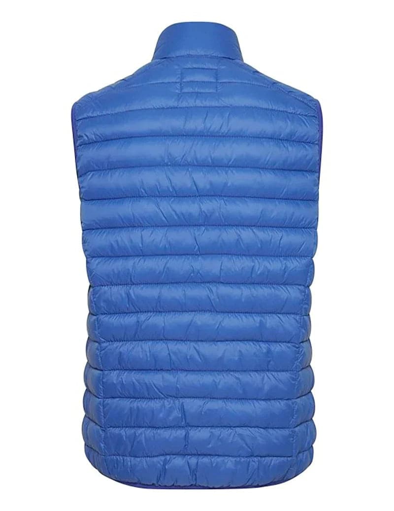 Blend-piumino-smanicato-azzurro