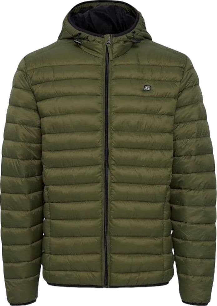 Blend piumino verde con cappuccio Romsey – giacca