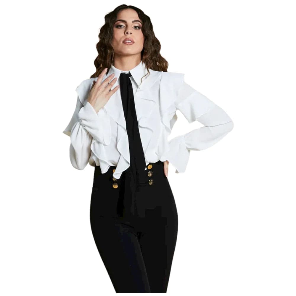 Relish camicia a body Tesse panna – IT38, Bianco – maglia