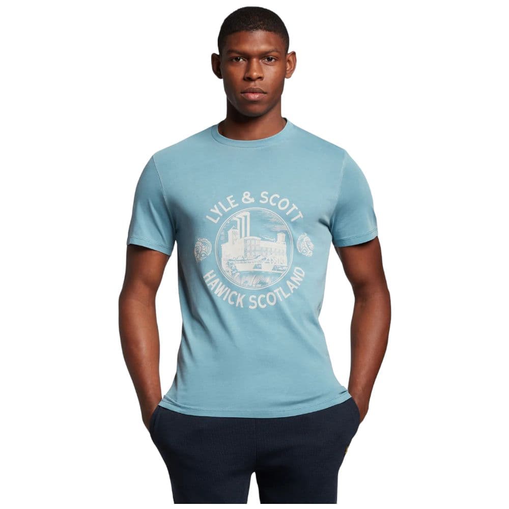 Lyle & Scott t-shirt hawick print avion TS1806V - 5
