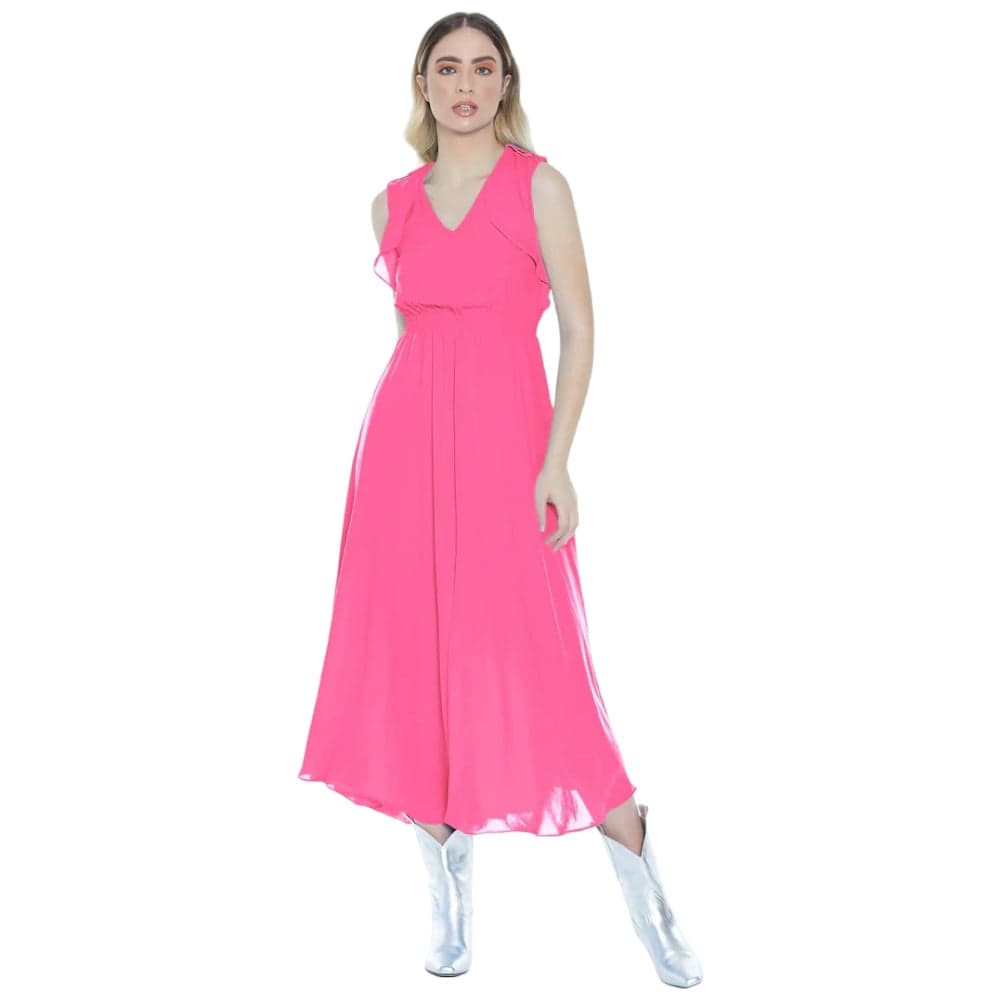 Relish vestito lungo fuxia Misam – XS – abito