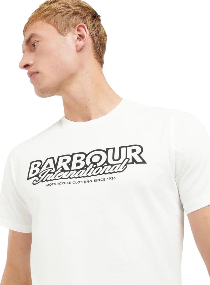 Barbour International T-shirt bianca ROWLEY MTS1132 T-shirt Barbour International