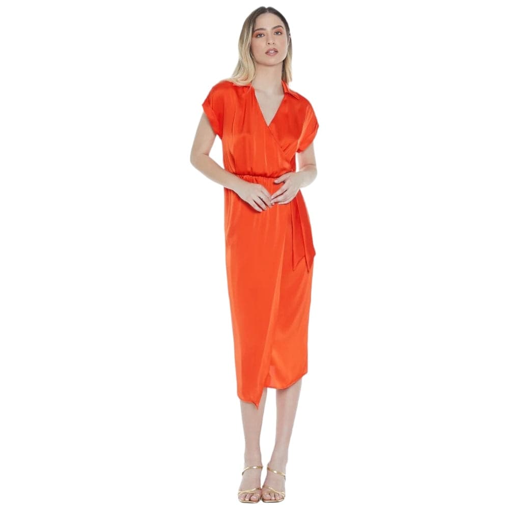 Relish vestito lungo arancio Yuka Vestiti Relish