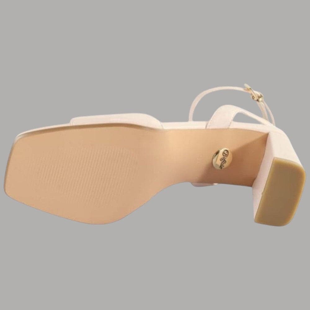 Buffalo sandali con tacco April Neat similpelle vegan plateau memory foam rosa - 6
