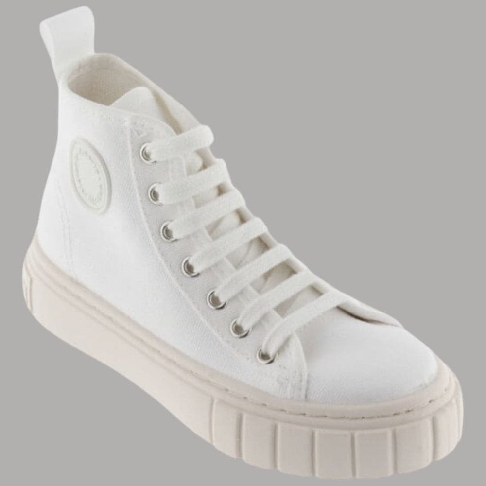 Victoria scarpe alte in tela bianca Abril Sneakers Victoria